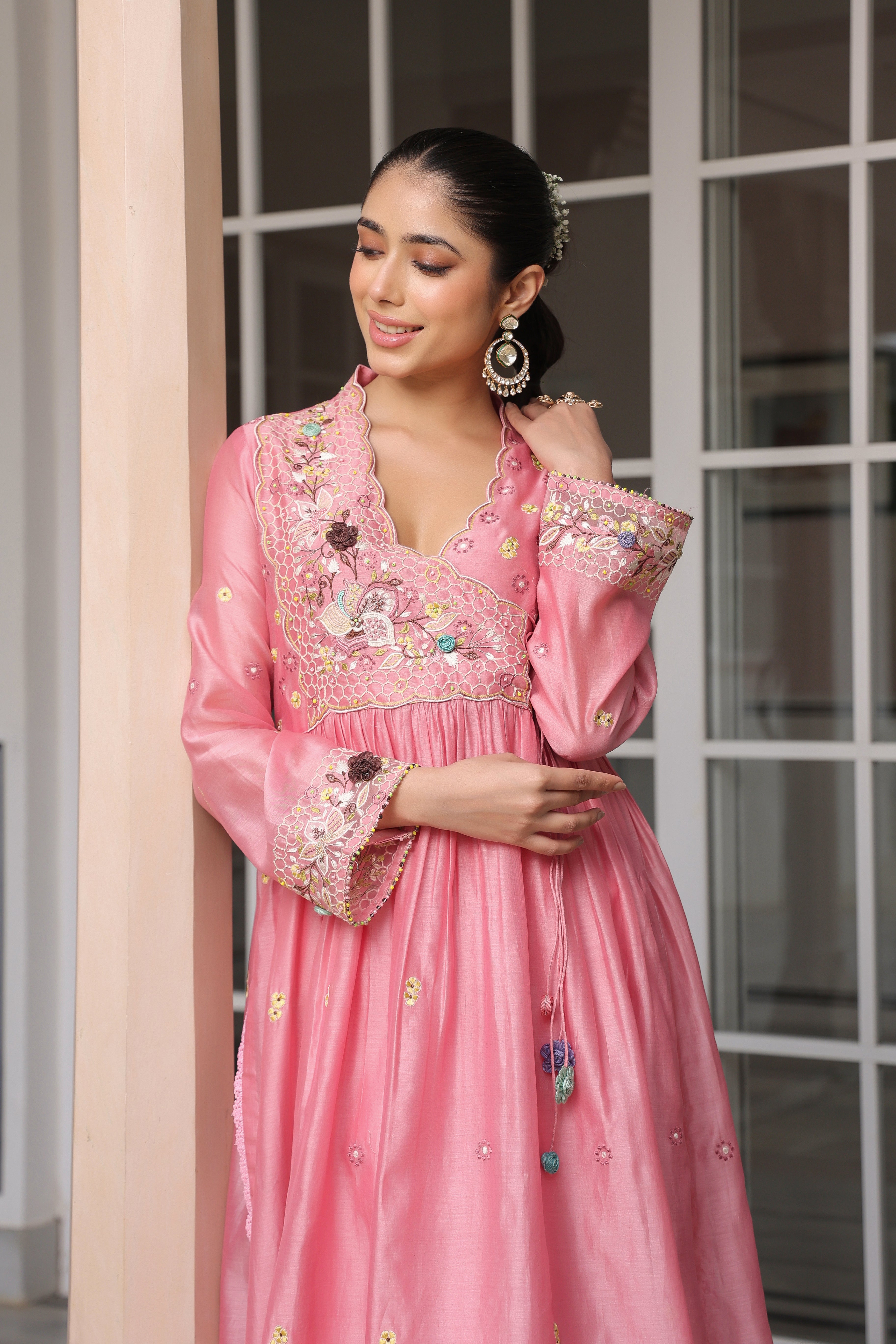 Gulzar Frockstyle Kurta Set