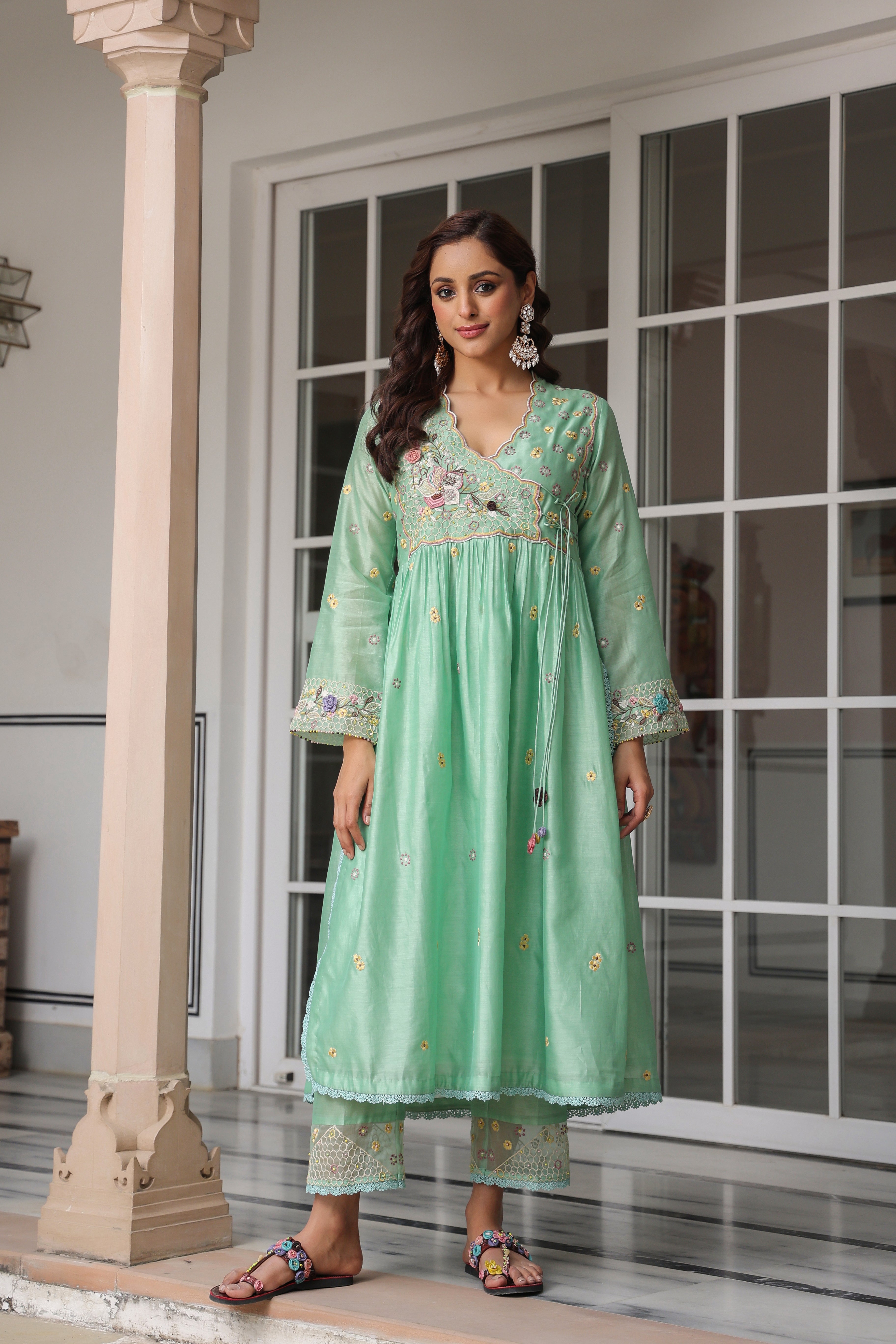 Gulzar Frockstyle Kurta Set