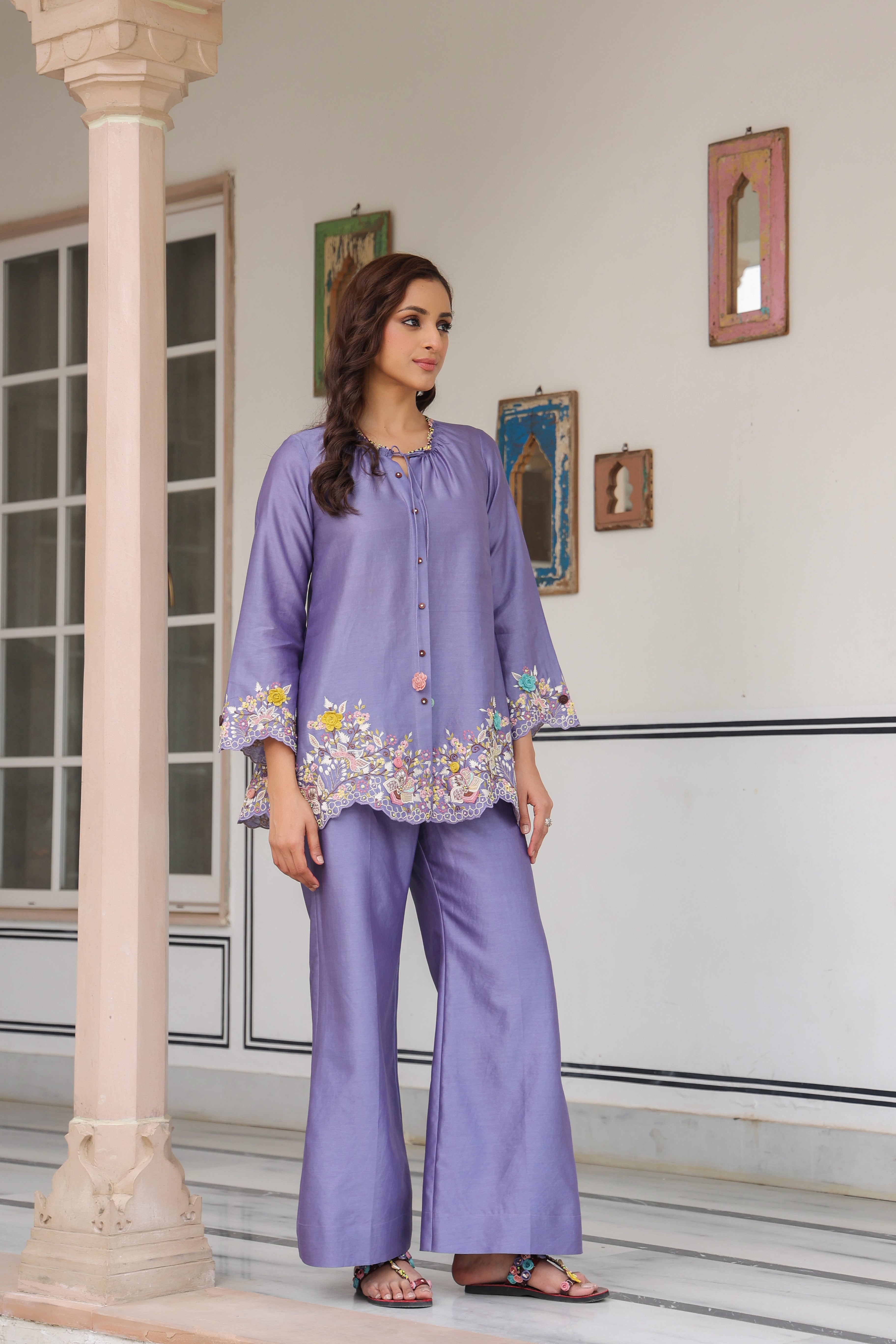 Gulzar Scallop Co-ord Set