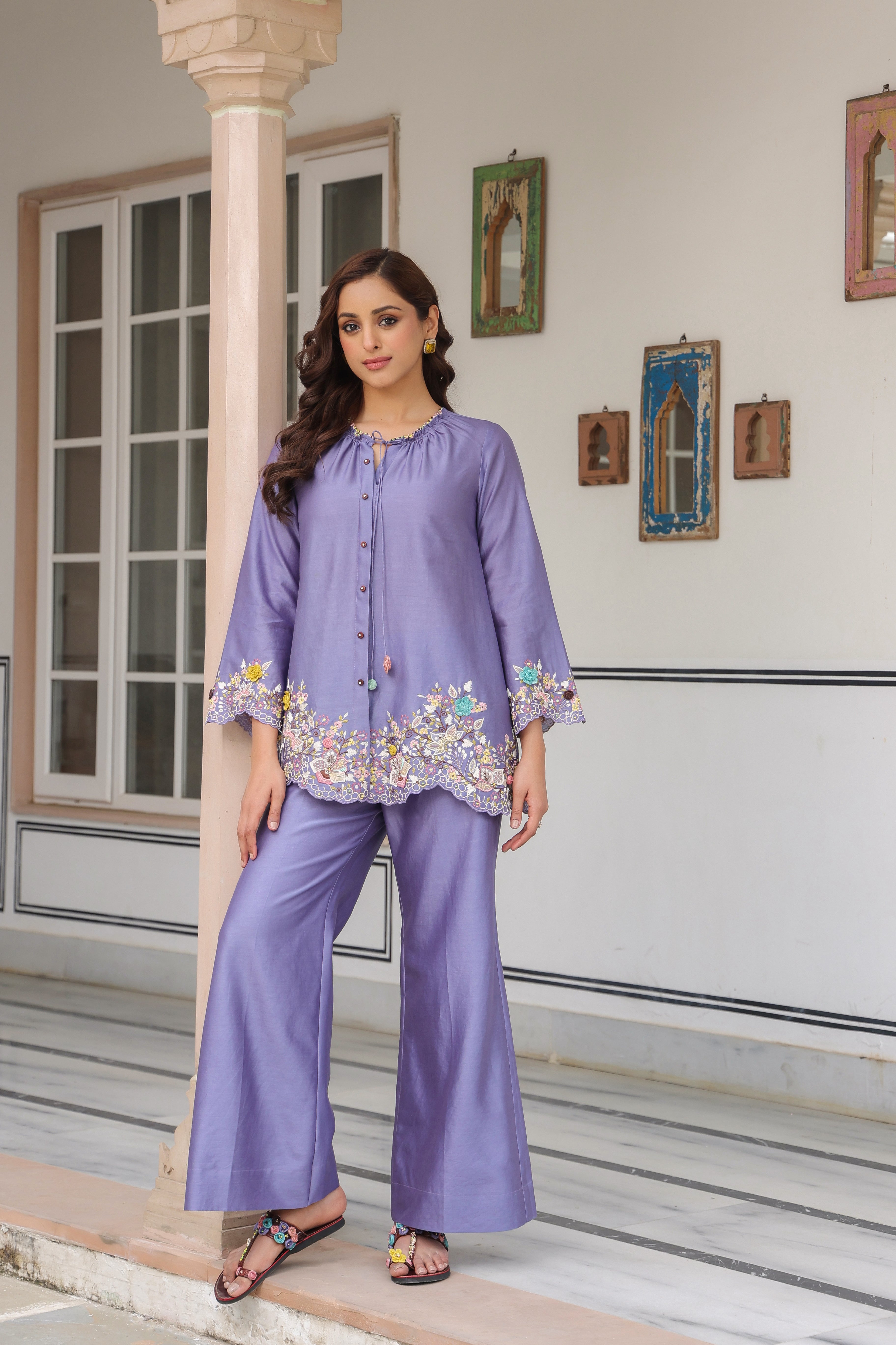 Gulzar Scallop Co-ord Set