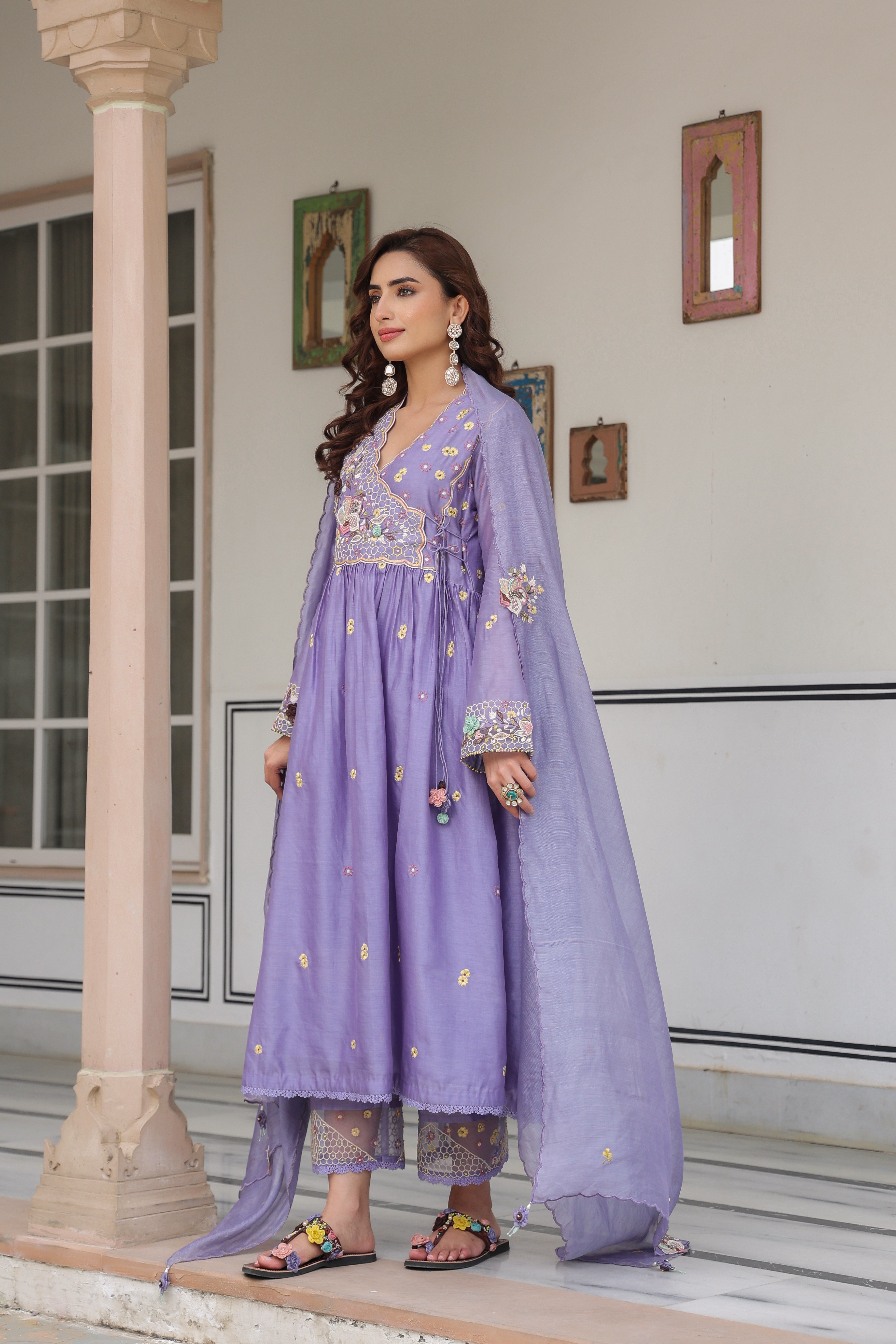 Gulzar Frockstyle Kurta Set