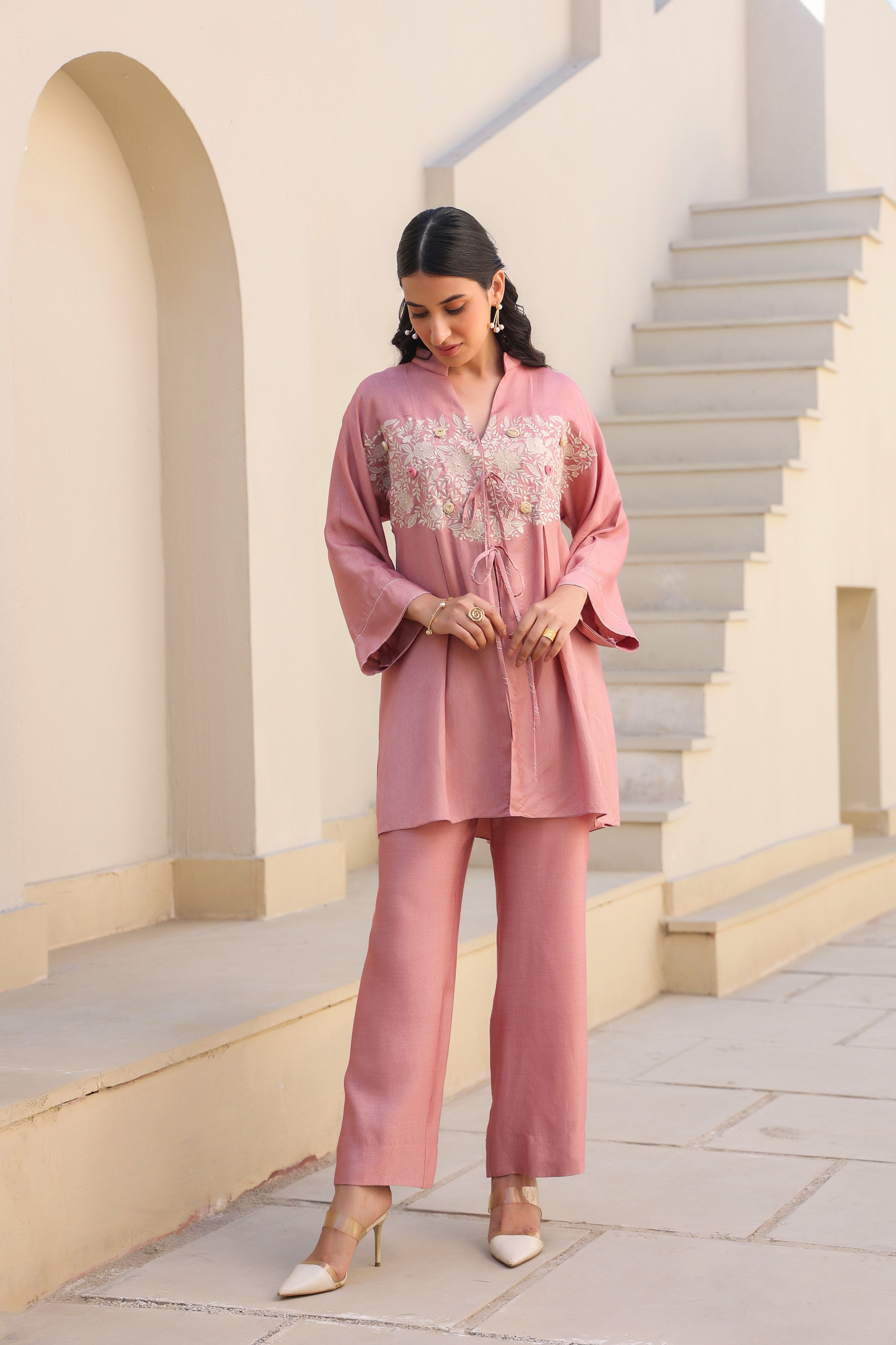 Light Pink Orchid Co-ord Set