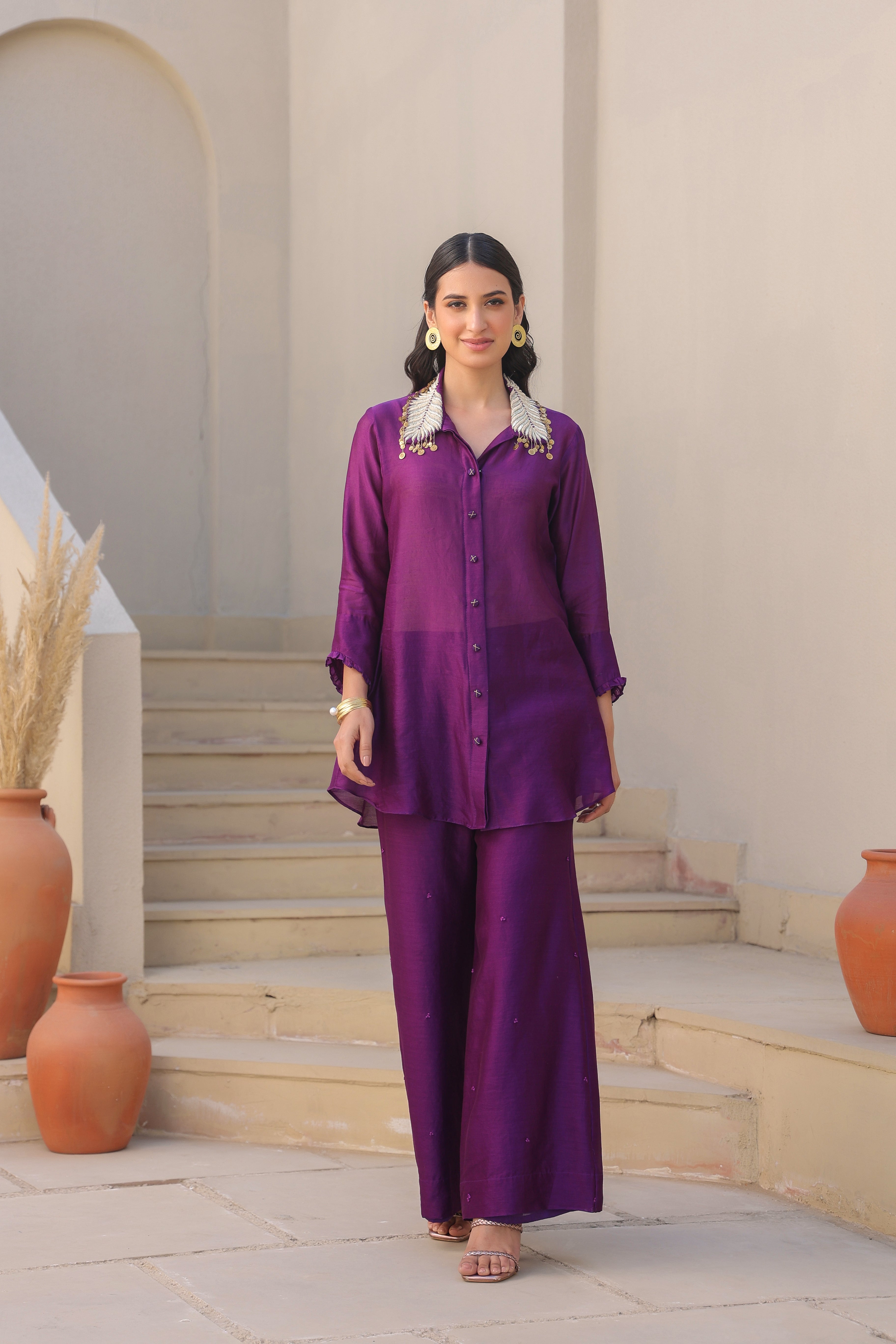 Zardosi Pankh Co-ord Set