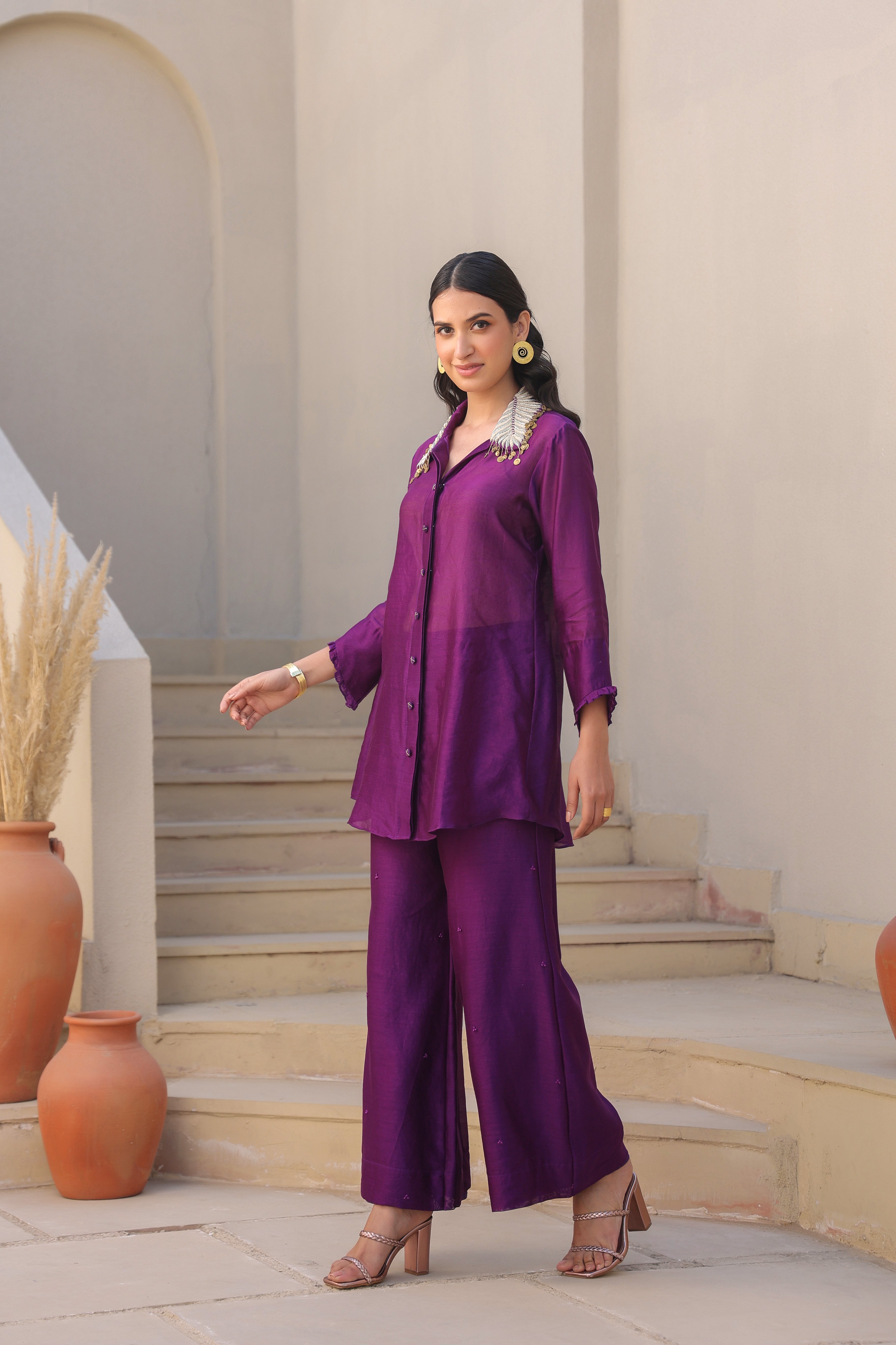 Zardosi Pankh Co-ord Set