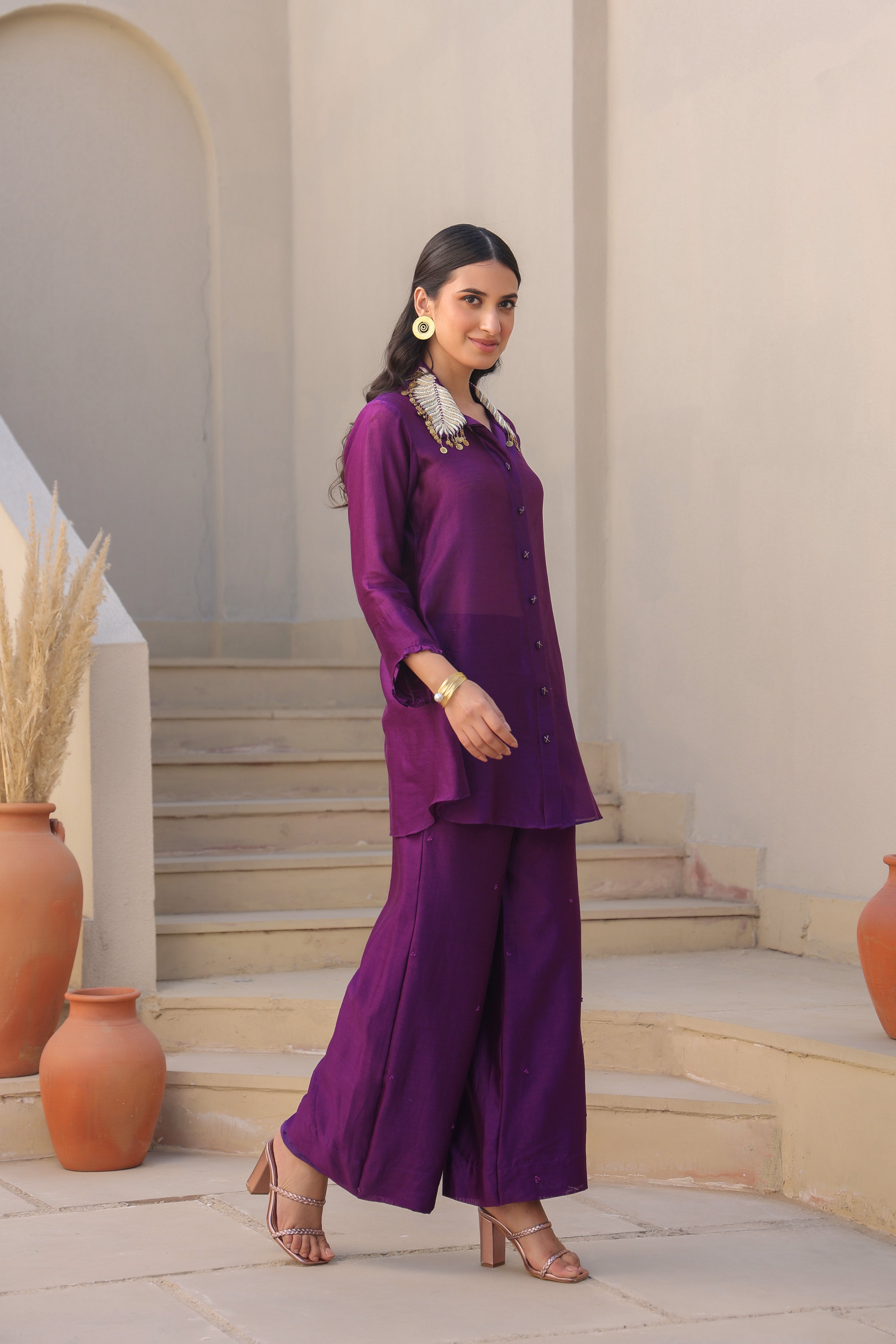 Zardosi Pankh Co-ord Set