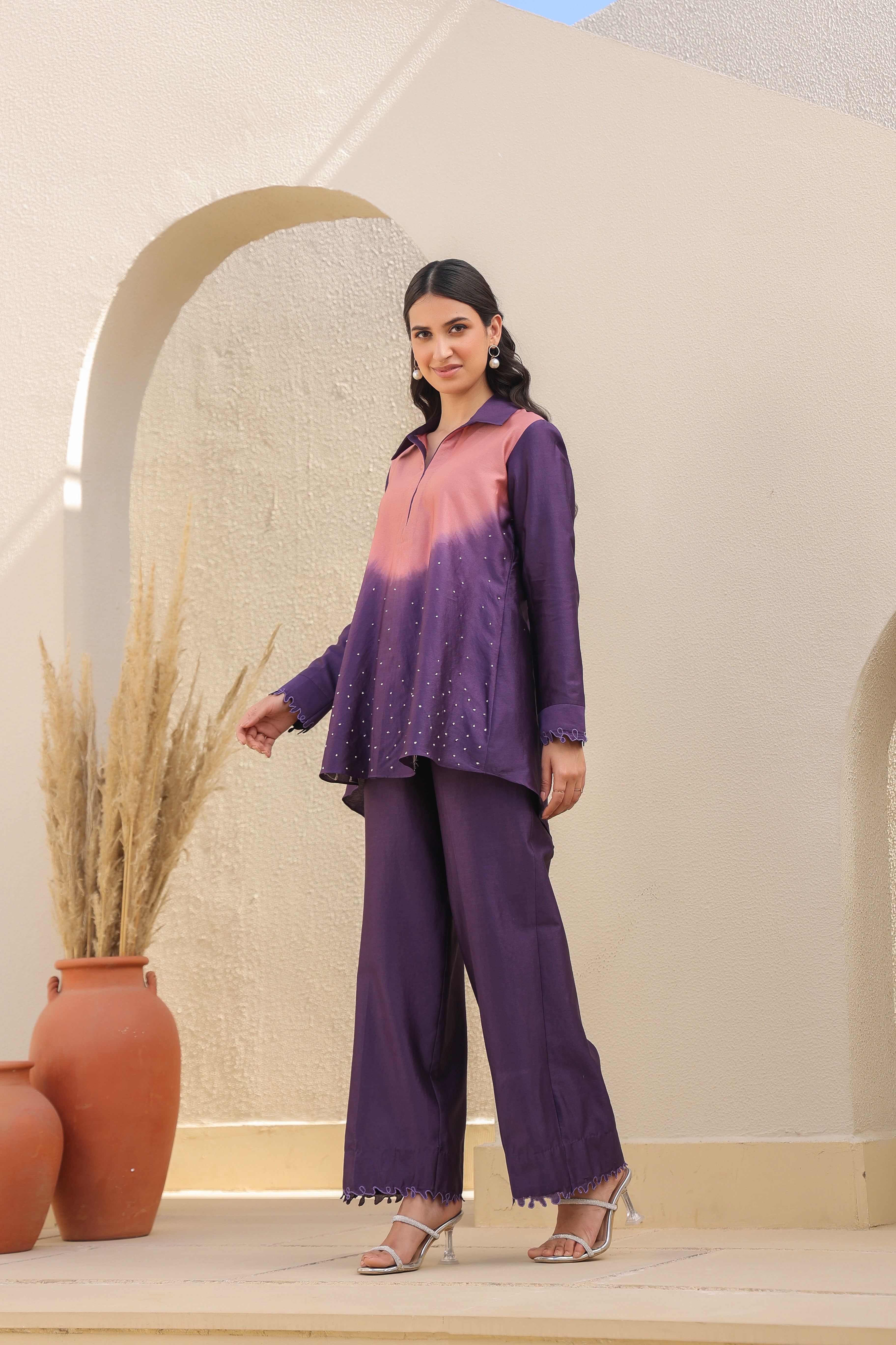 French Knot Ombre Co-ord Set