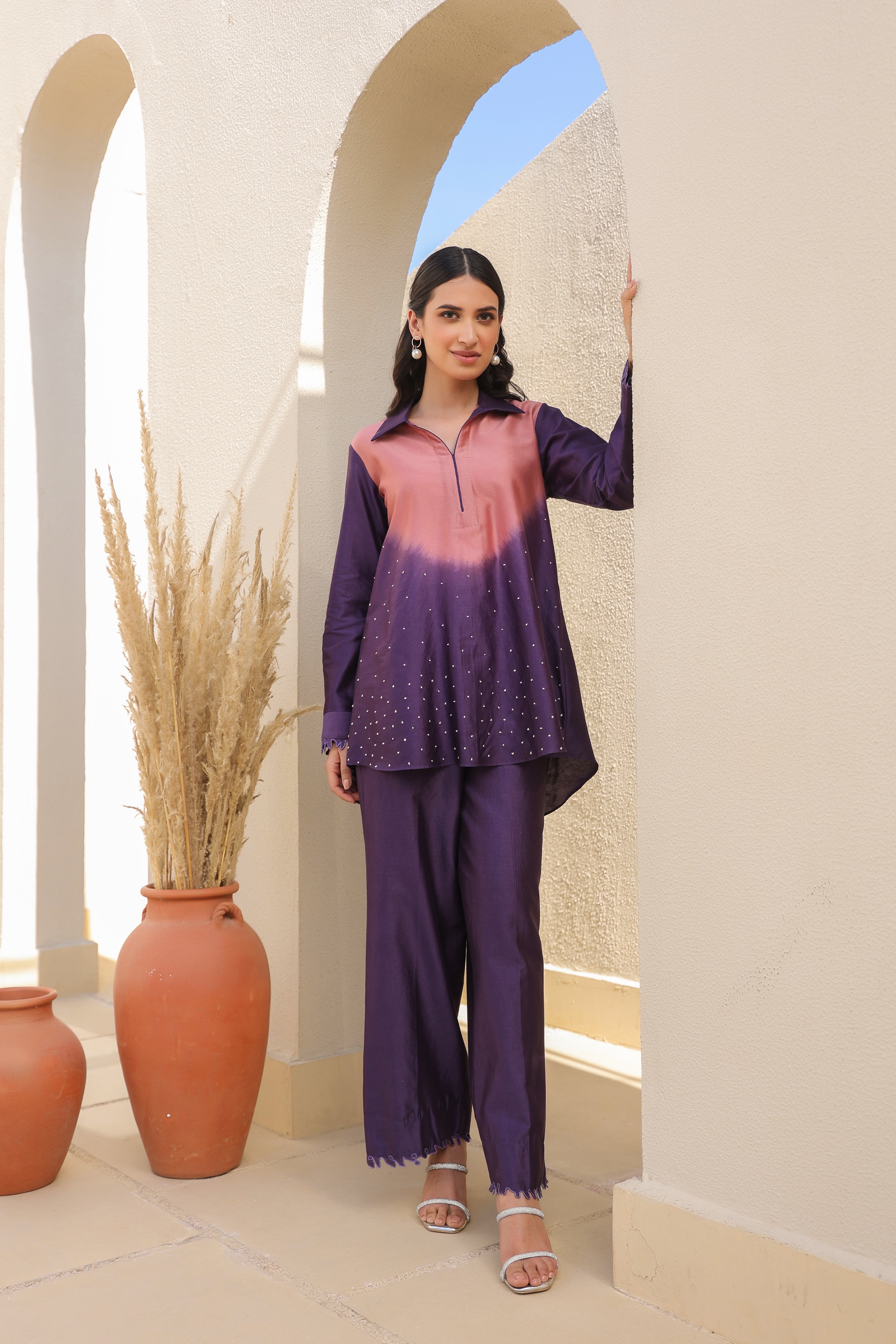 French Knot Ombre Co-ord Set