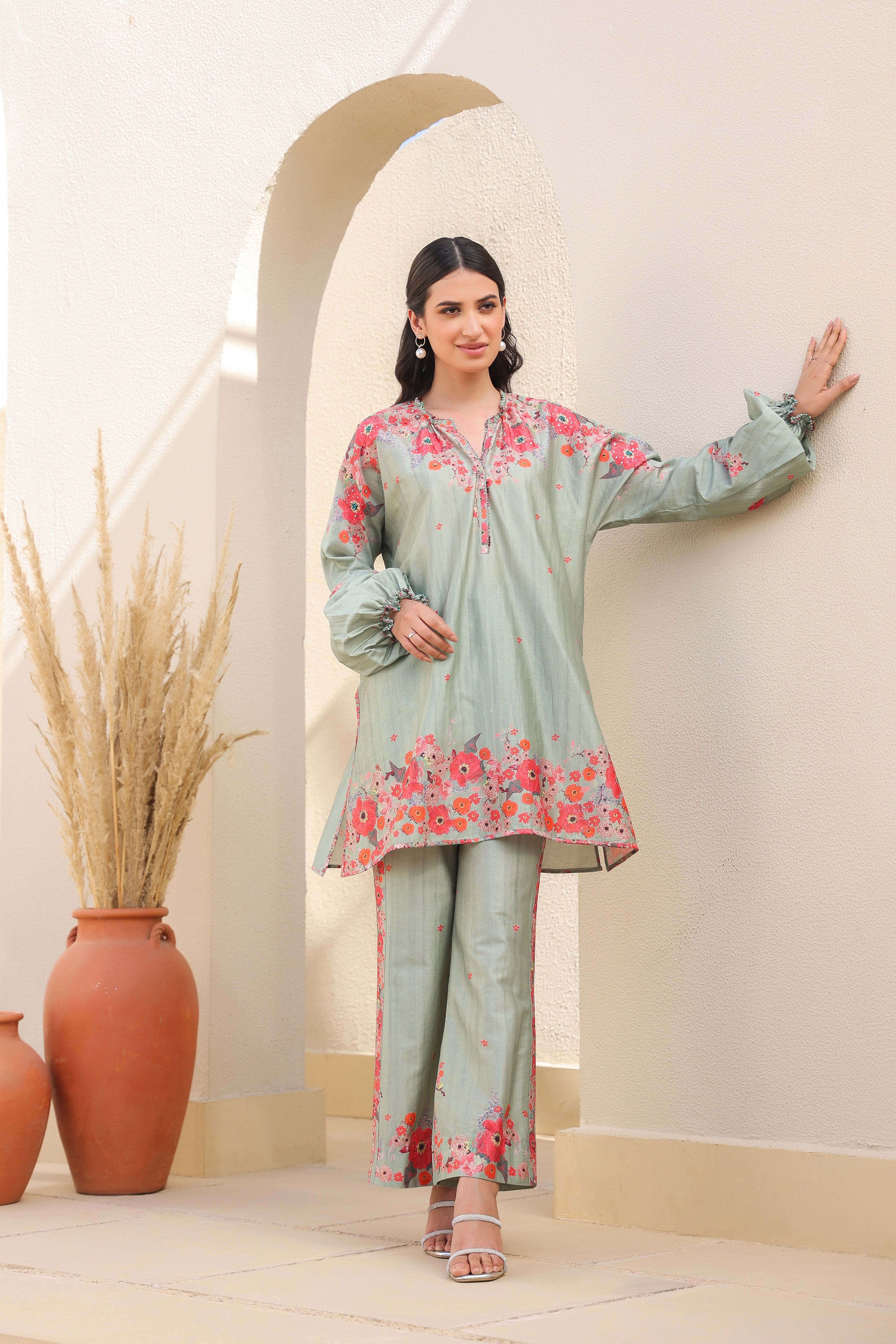 Bahar Heavy Hem Co-ord Set