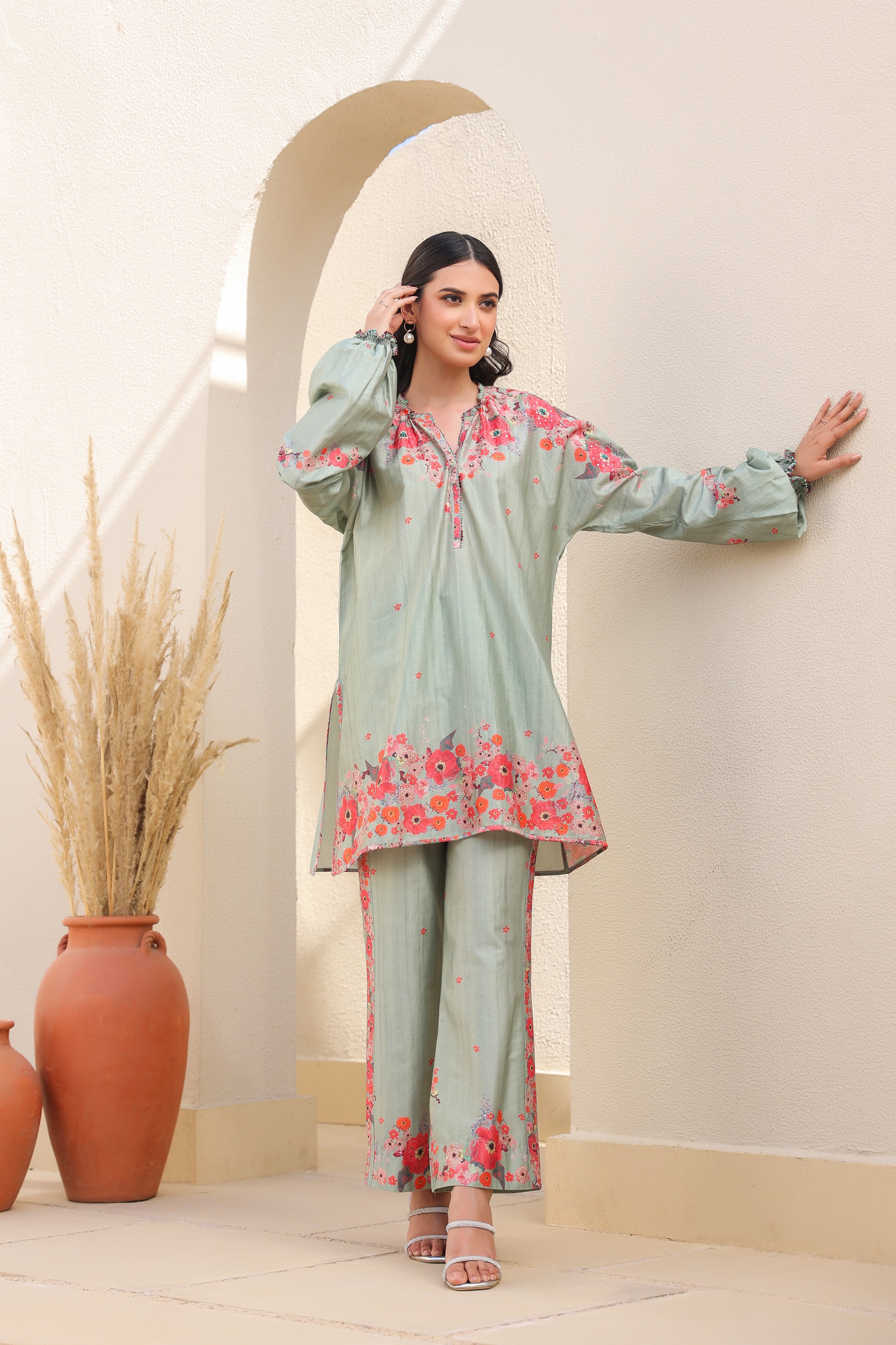 Bahar Heavy Hem Co-ord Set