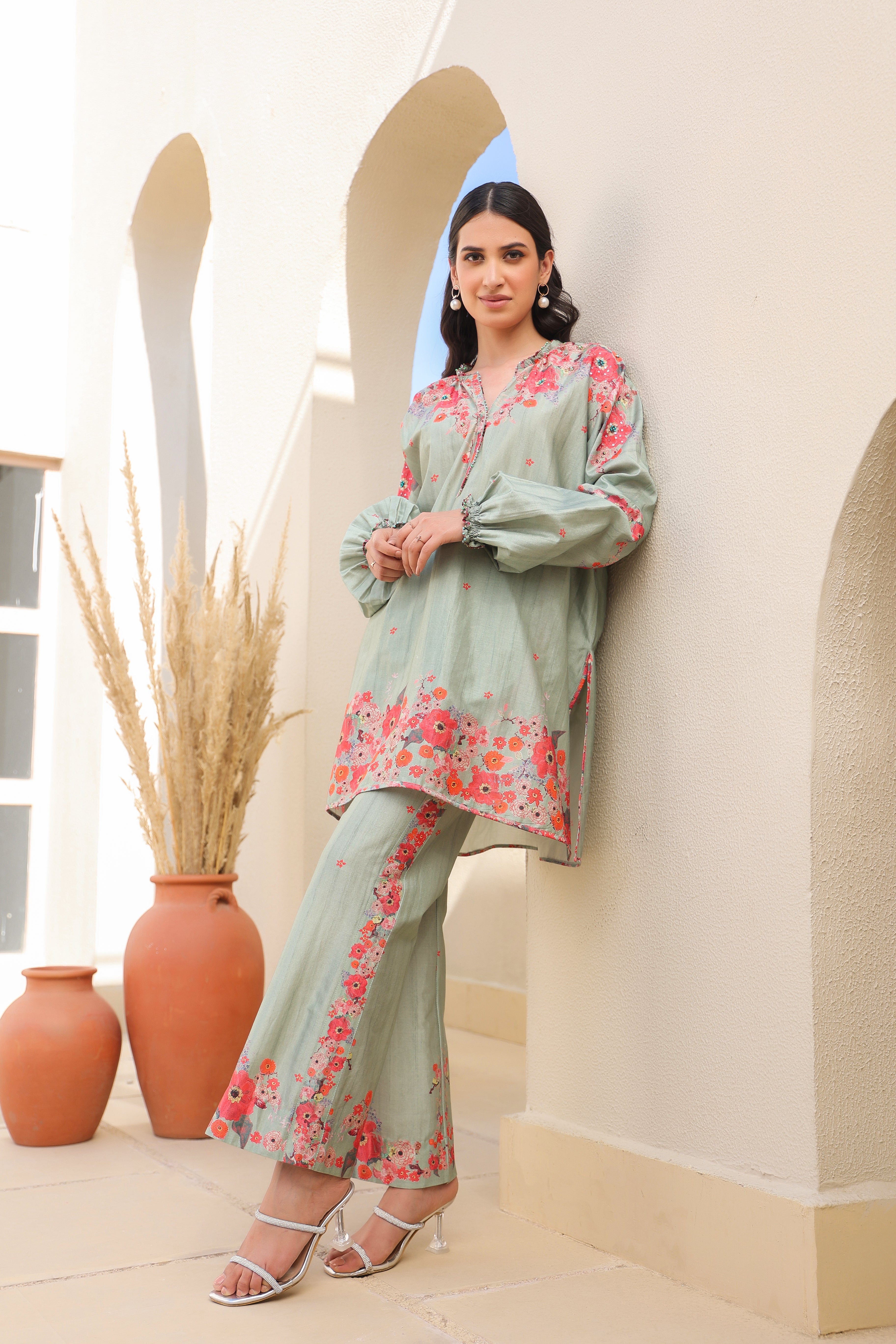 Bahar Heavy Hem Co-ord Set