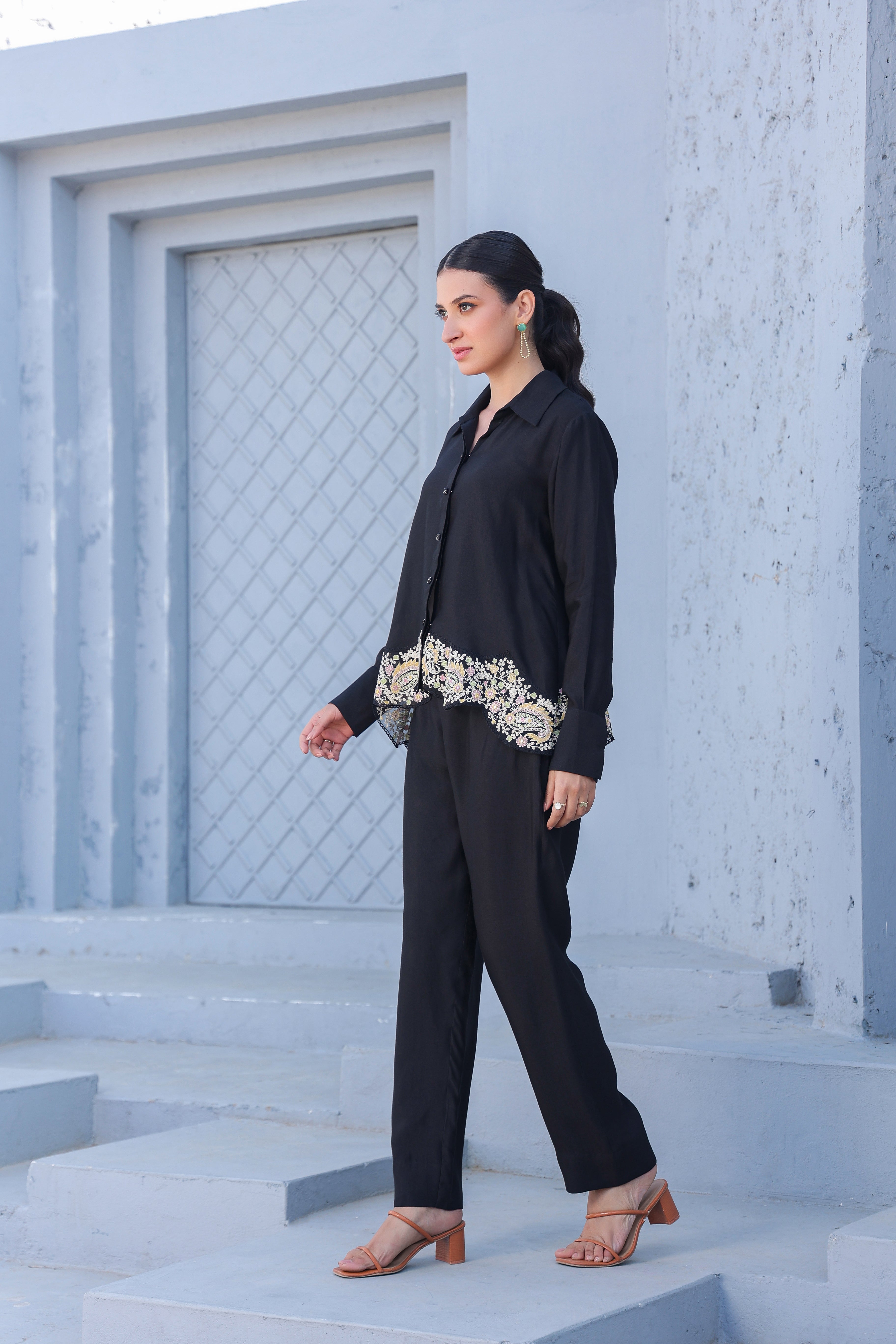 Dori Paisley Gathered Co-ord Set