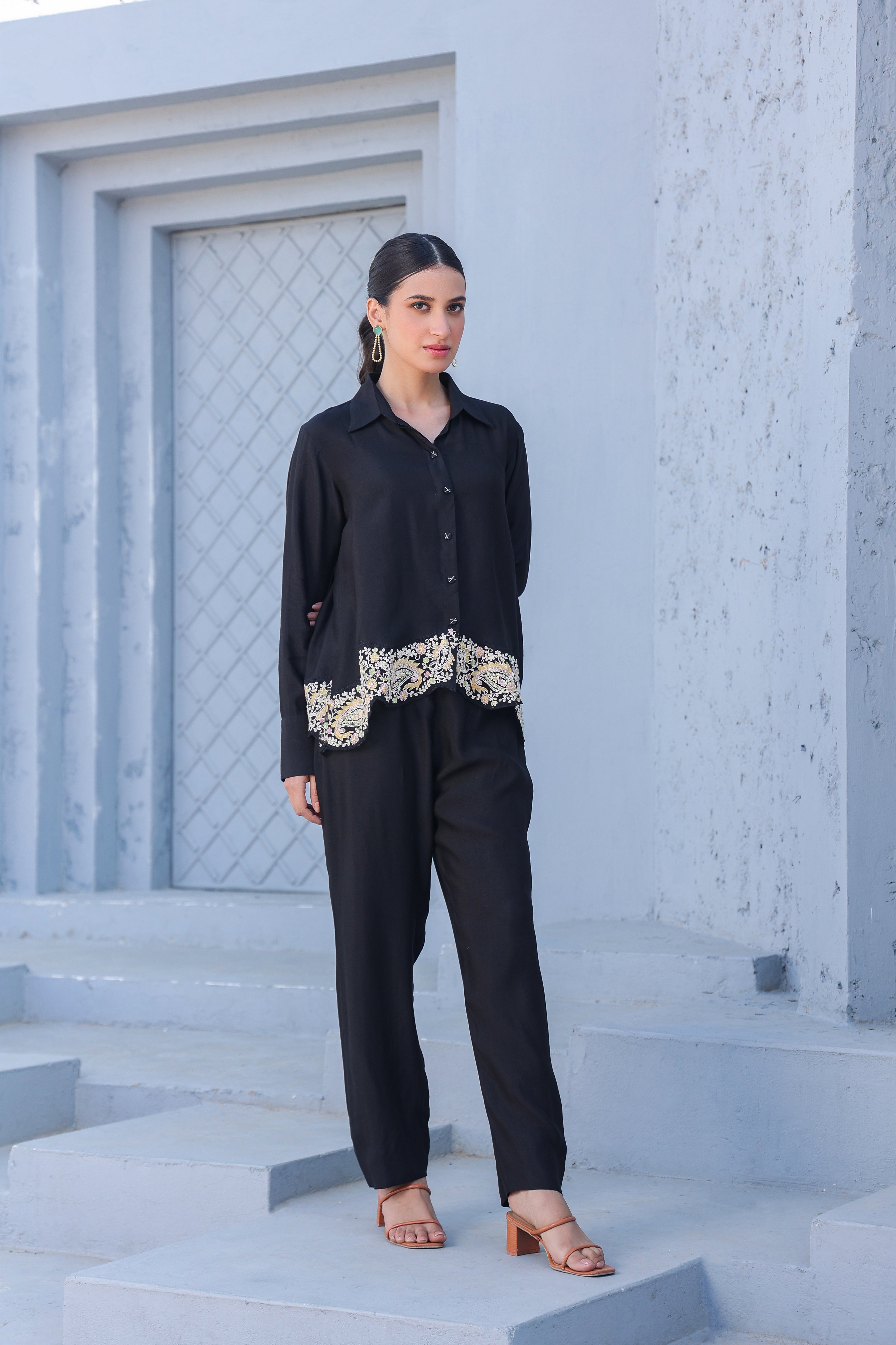 Dori Paisley Gathered Co-ord Set