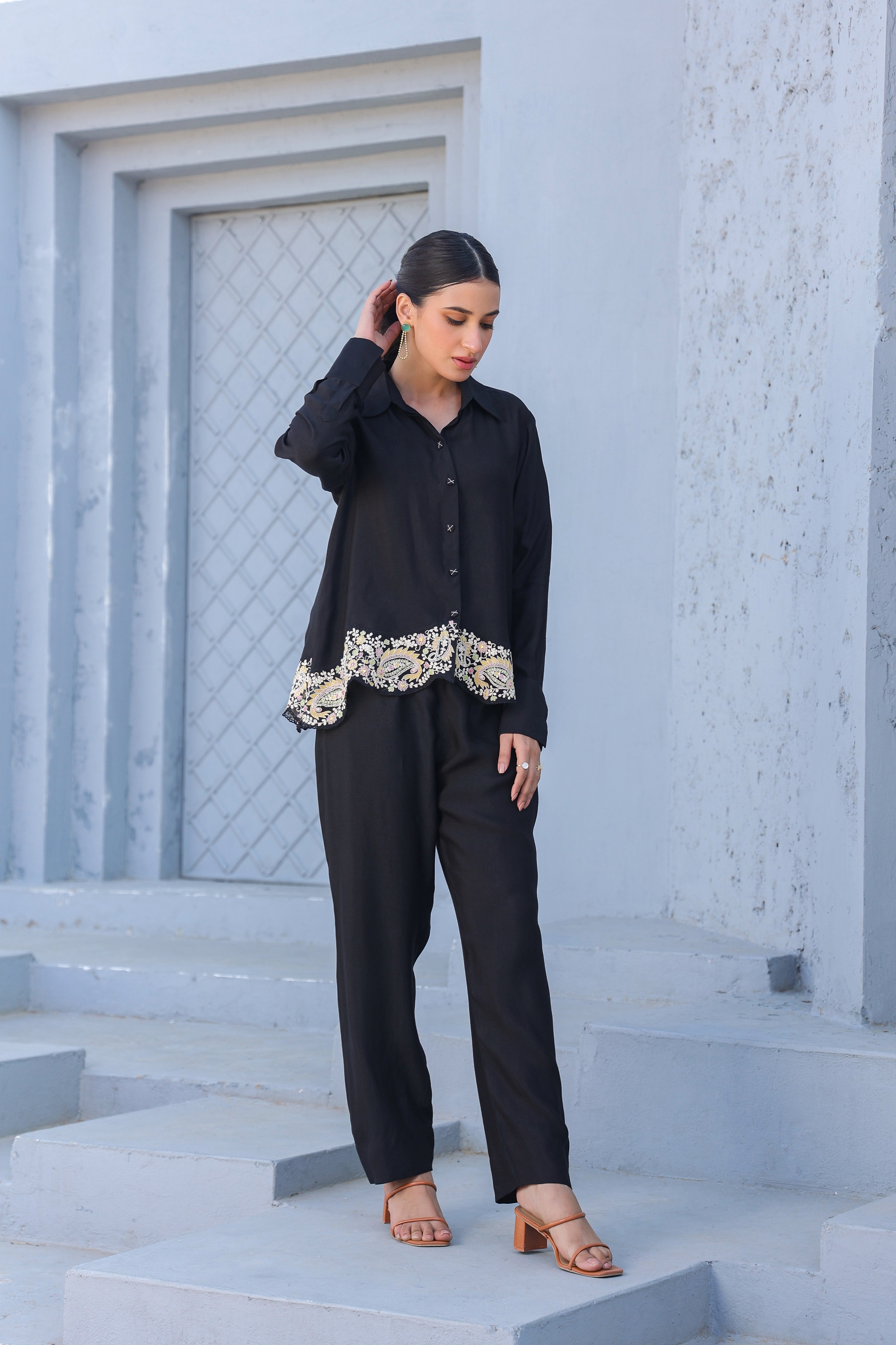 Dori Paisley Gathered Co-ord Set