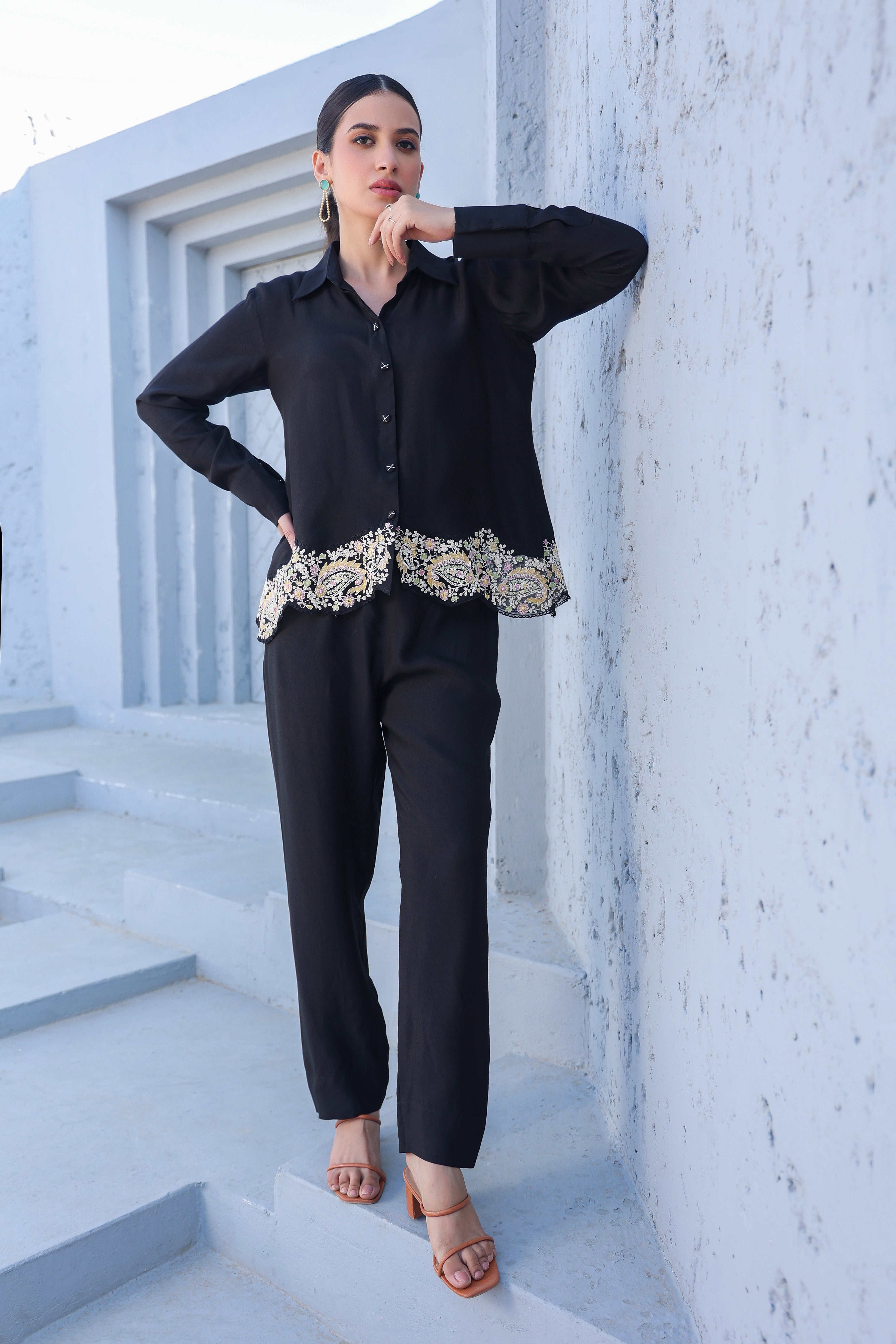 Dori Paisley Gathered Co-ord Set