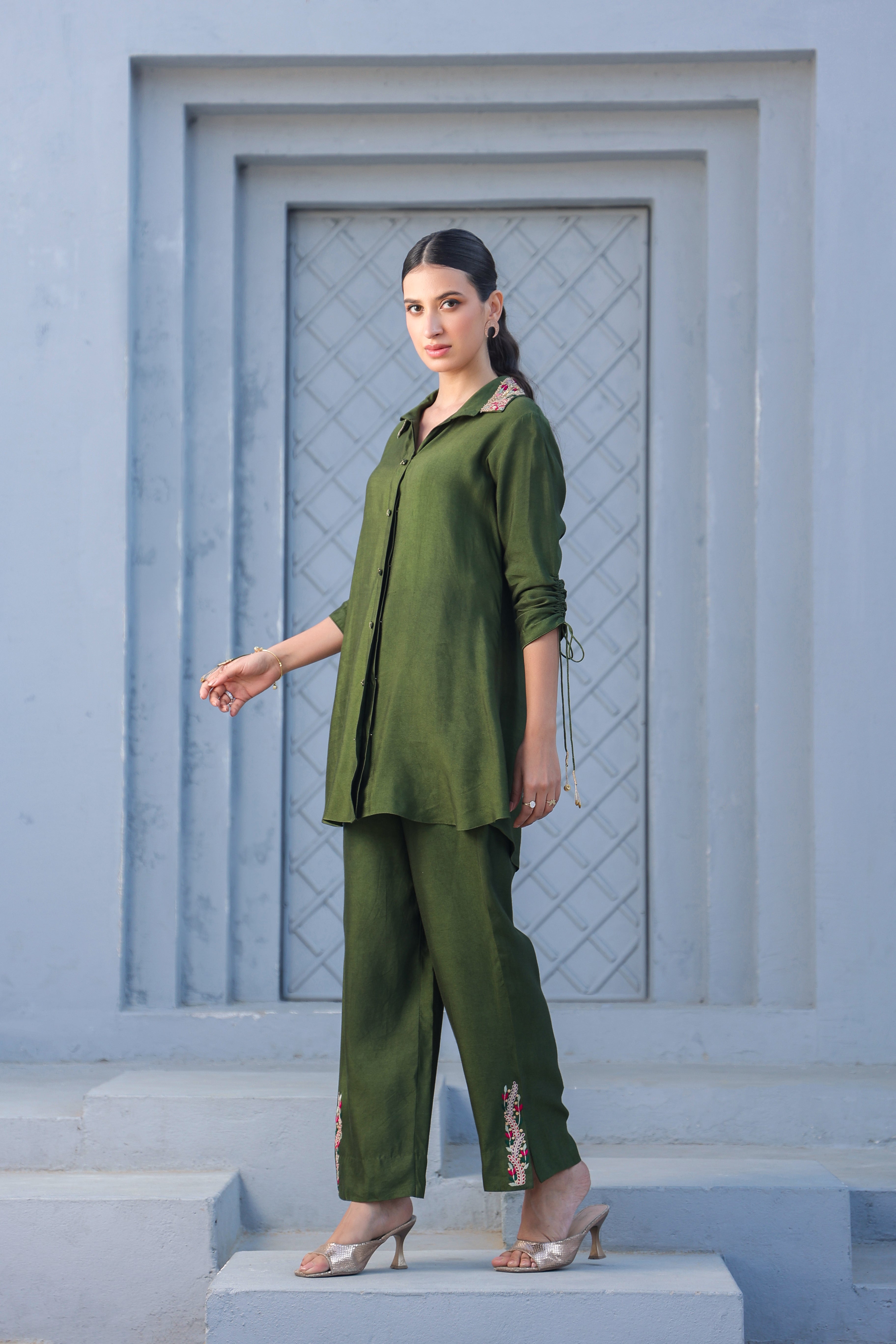 Zardosi Collar Co-ord Set