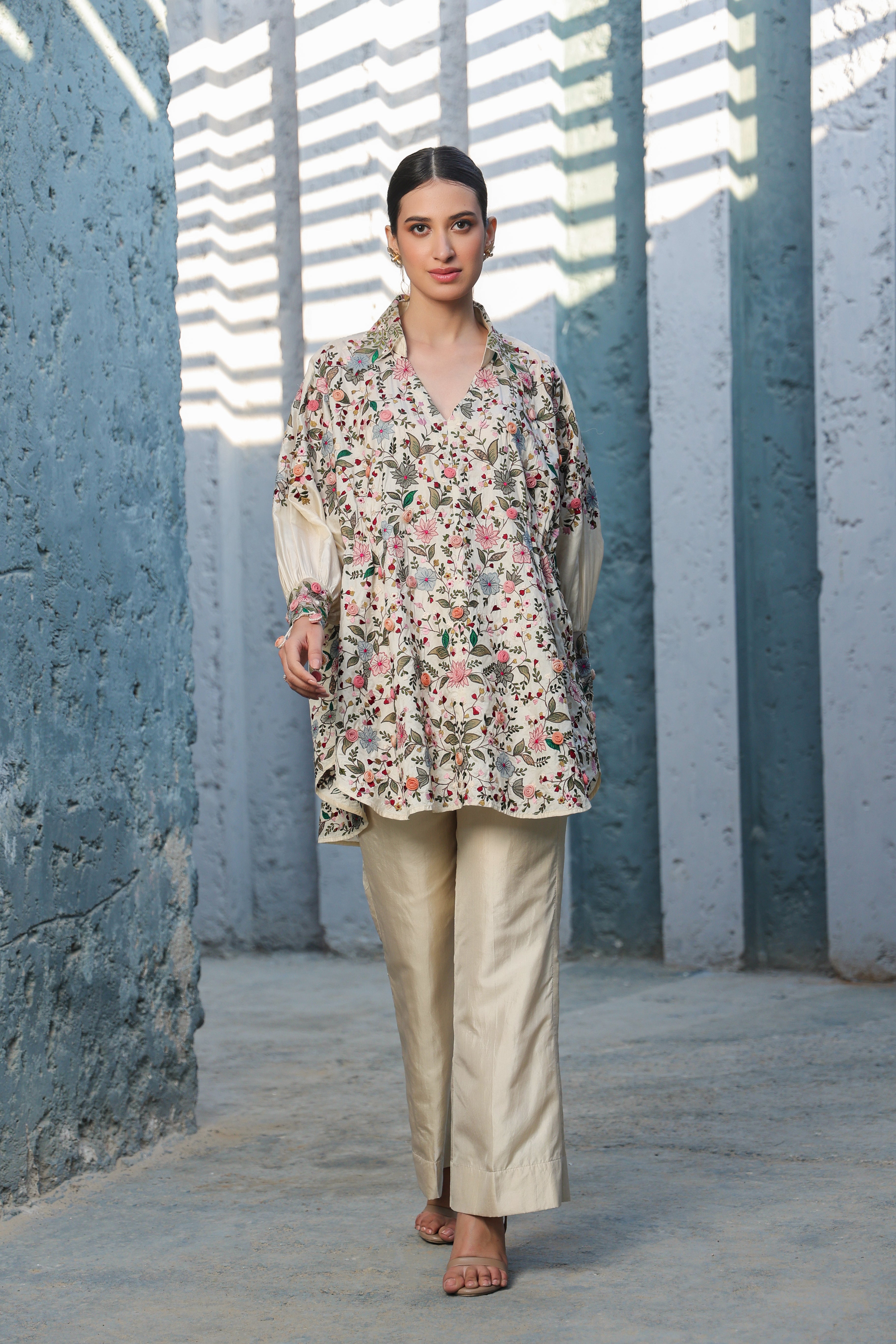 Orchid Multicolor Heavy Co-ord Set