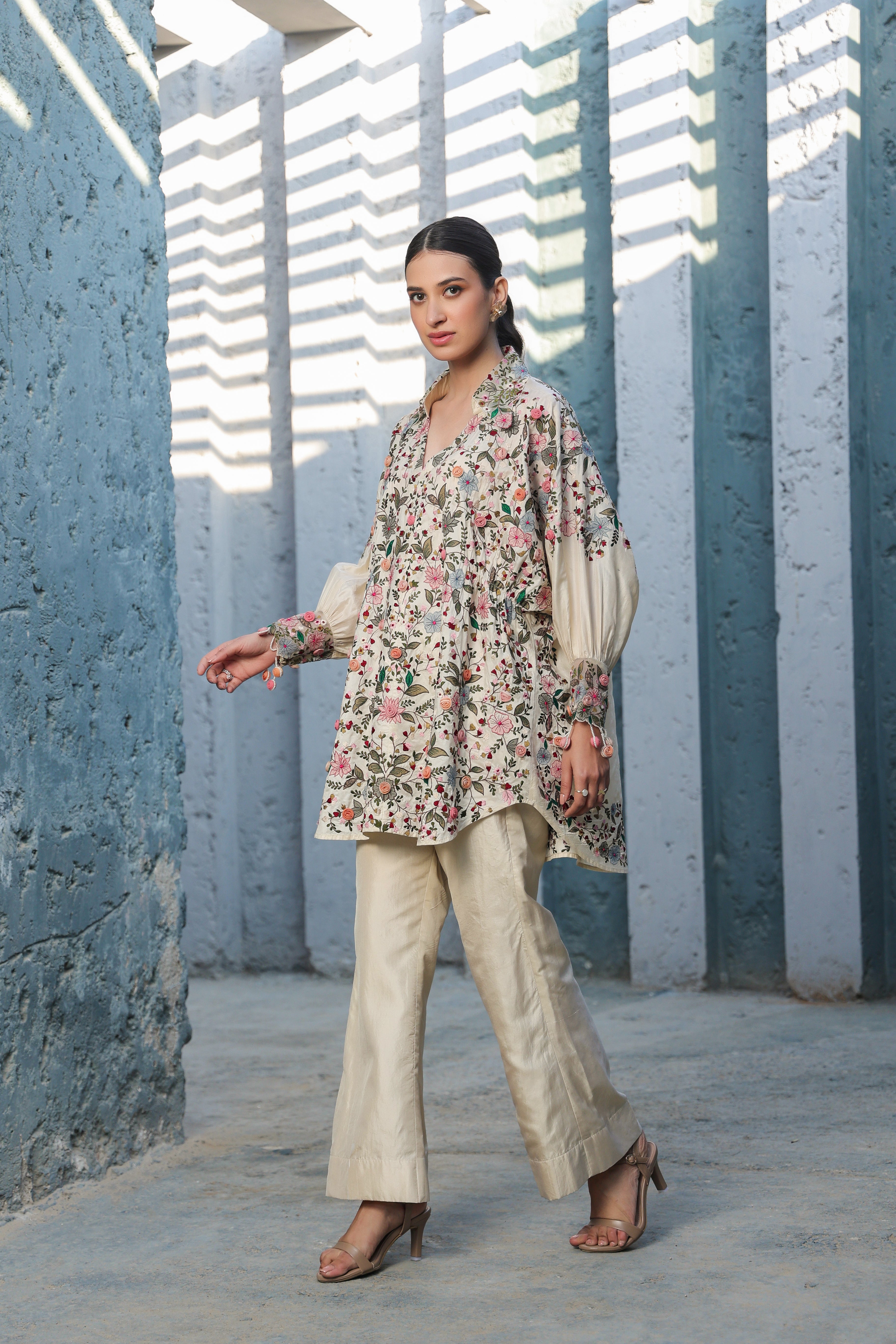 Orchid Multicolor Heavy Co-ord Set