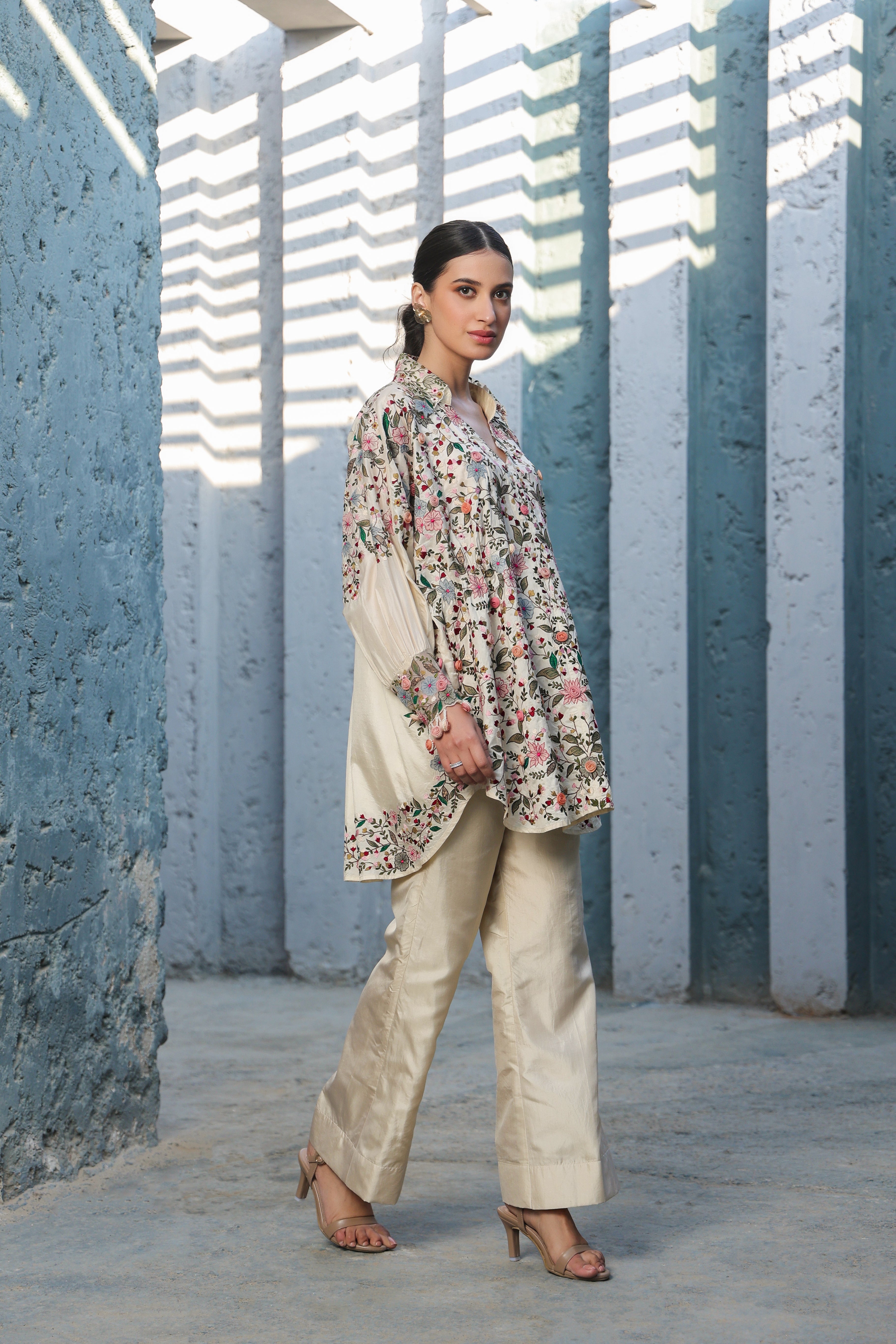 Orchid Multicolor Heavy Co-ord Set