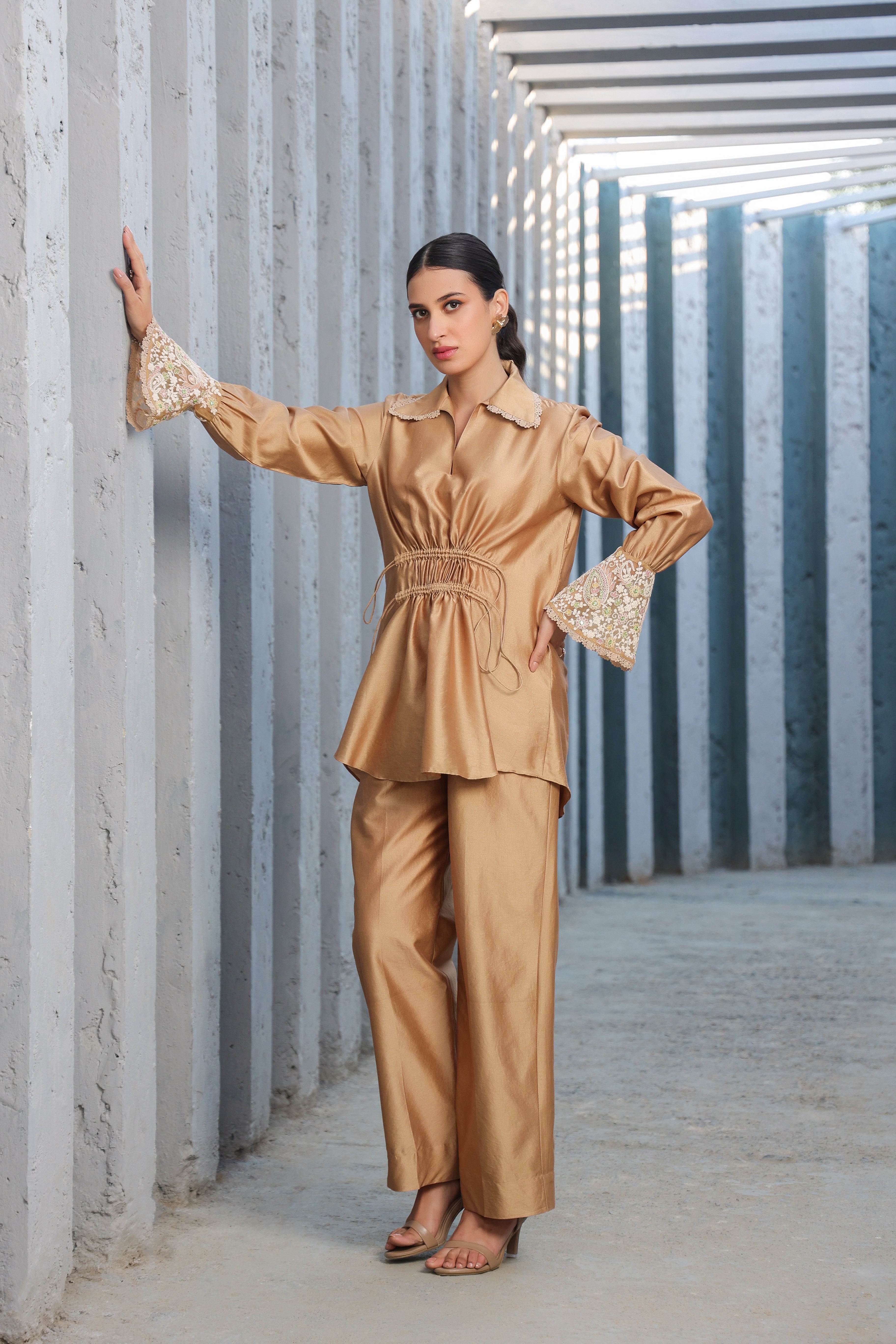 Dori Paisley Heavy Hem Co-ord Set