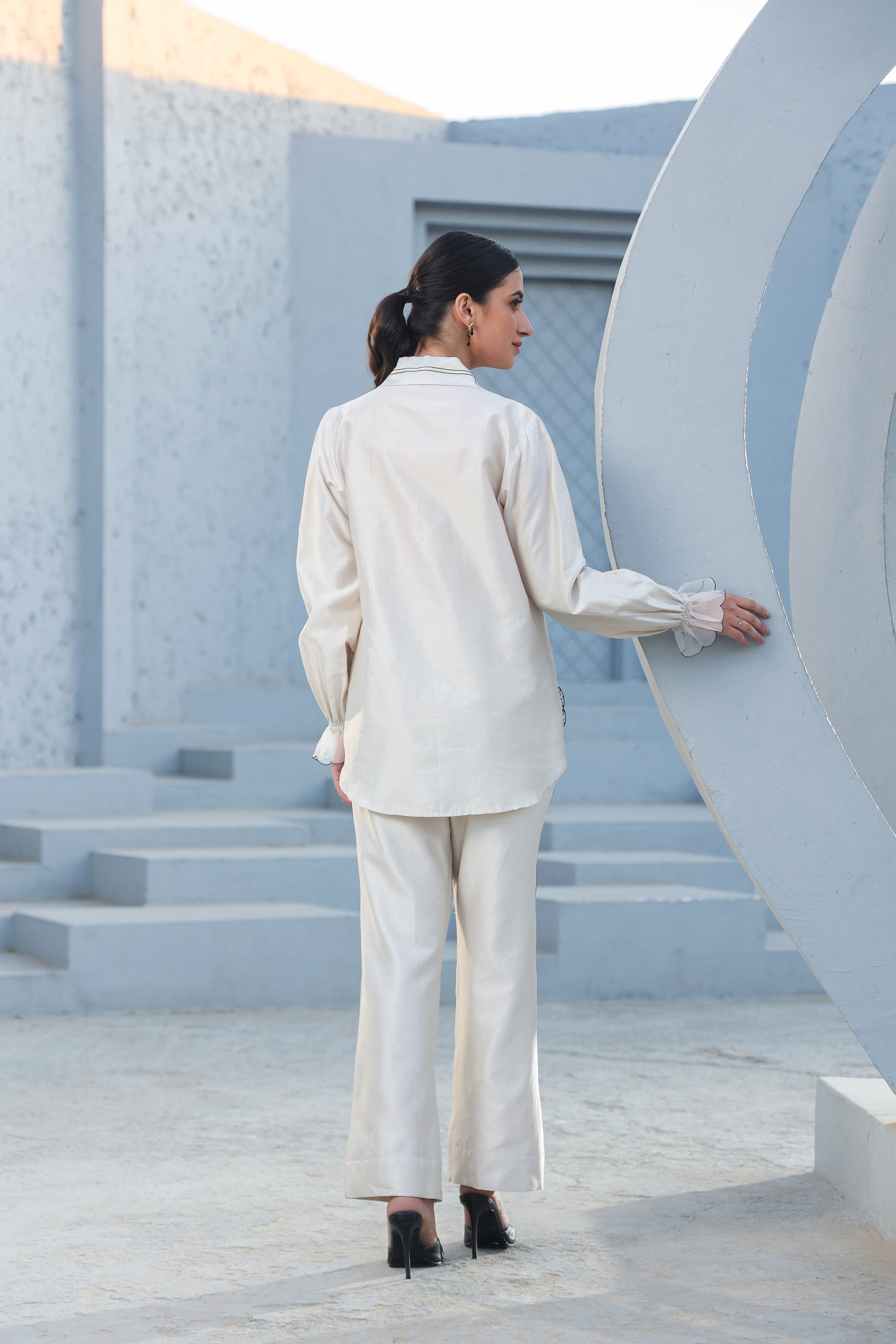 Applique Rose Co-ord Set