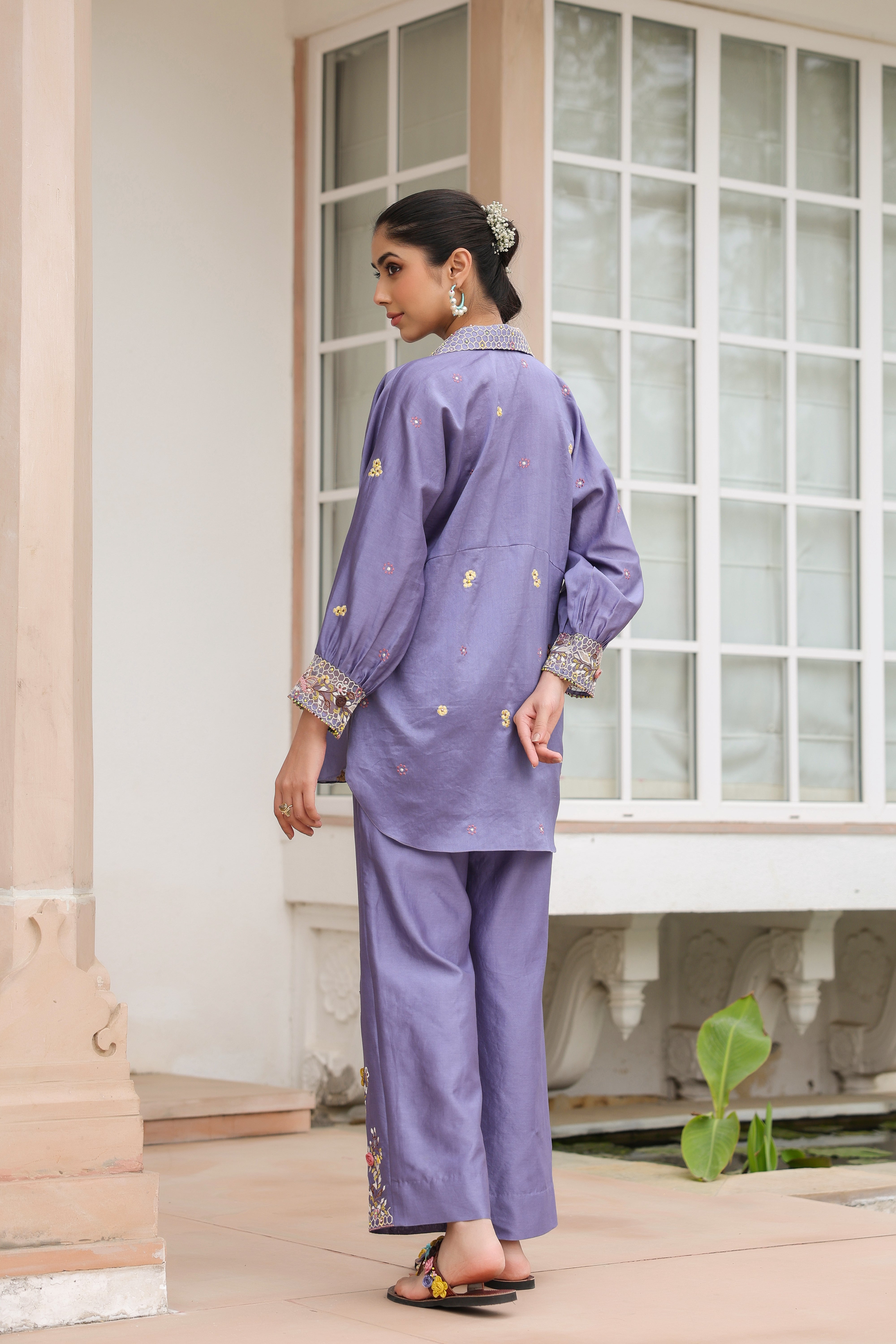 Gulzar Collar Co-ord Set