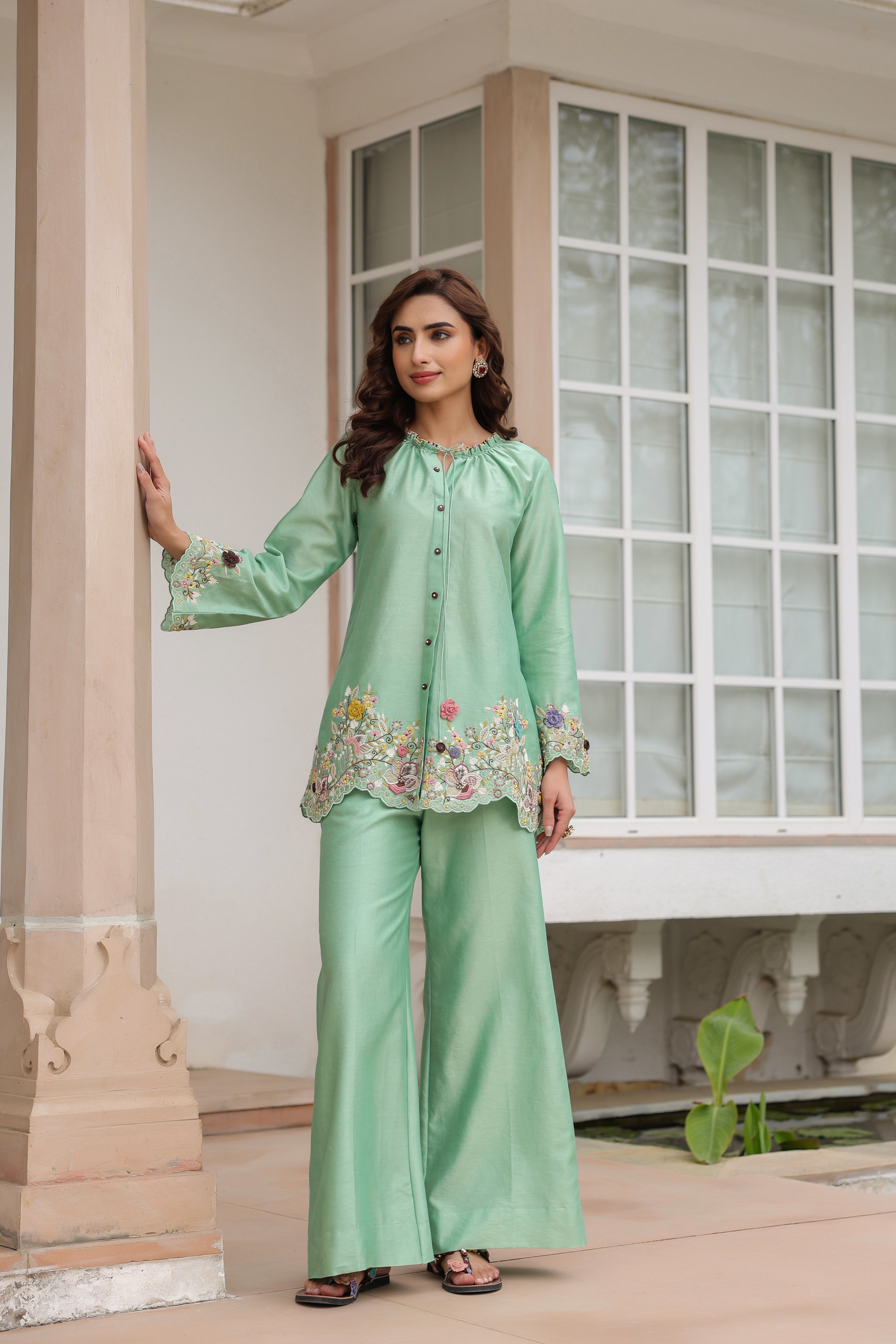 Gulzar Scallop Co-ord Set