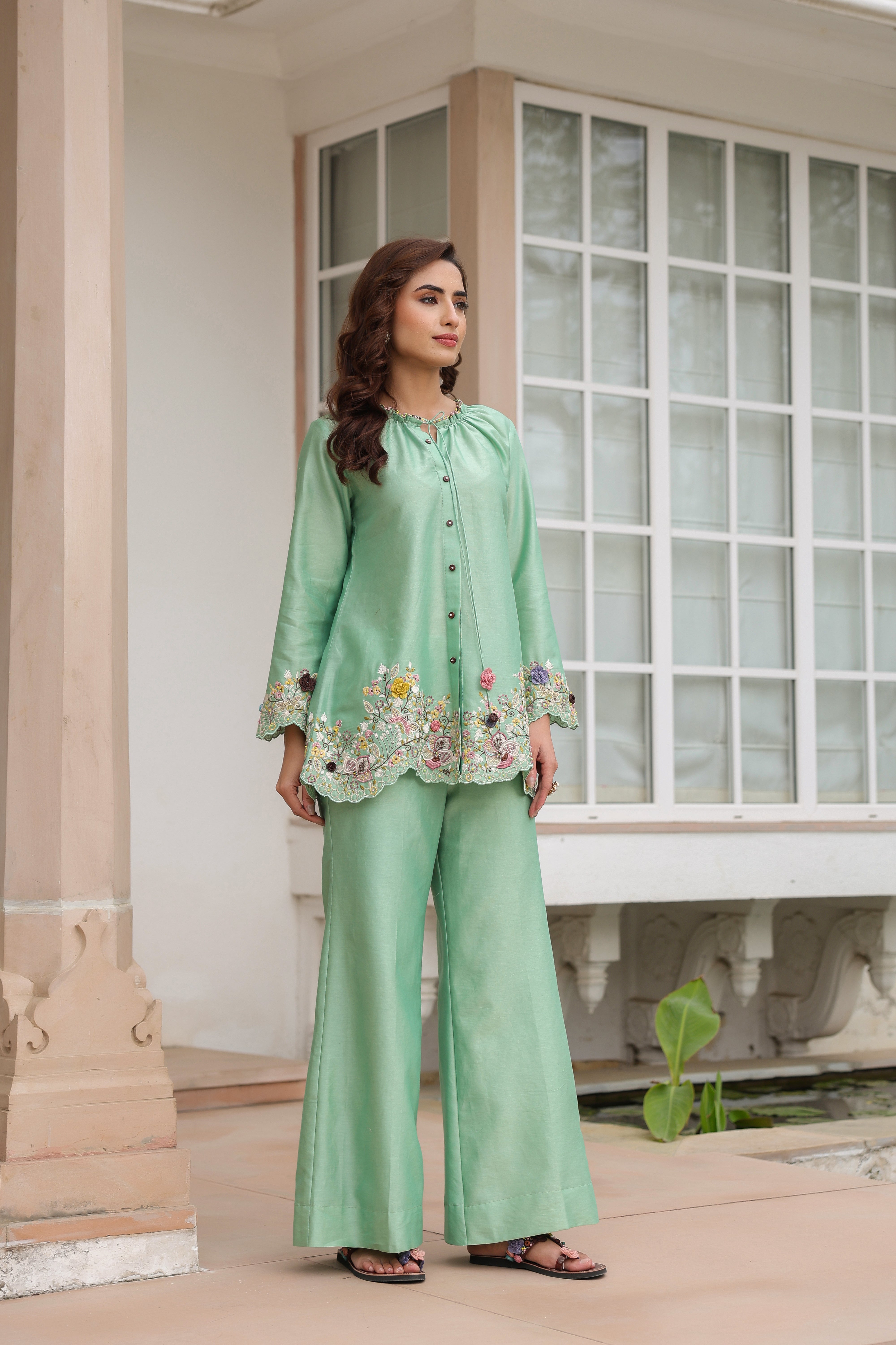 Gulzar Scallop Co-ord Set