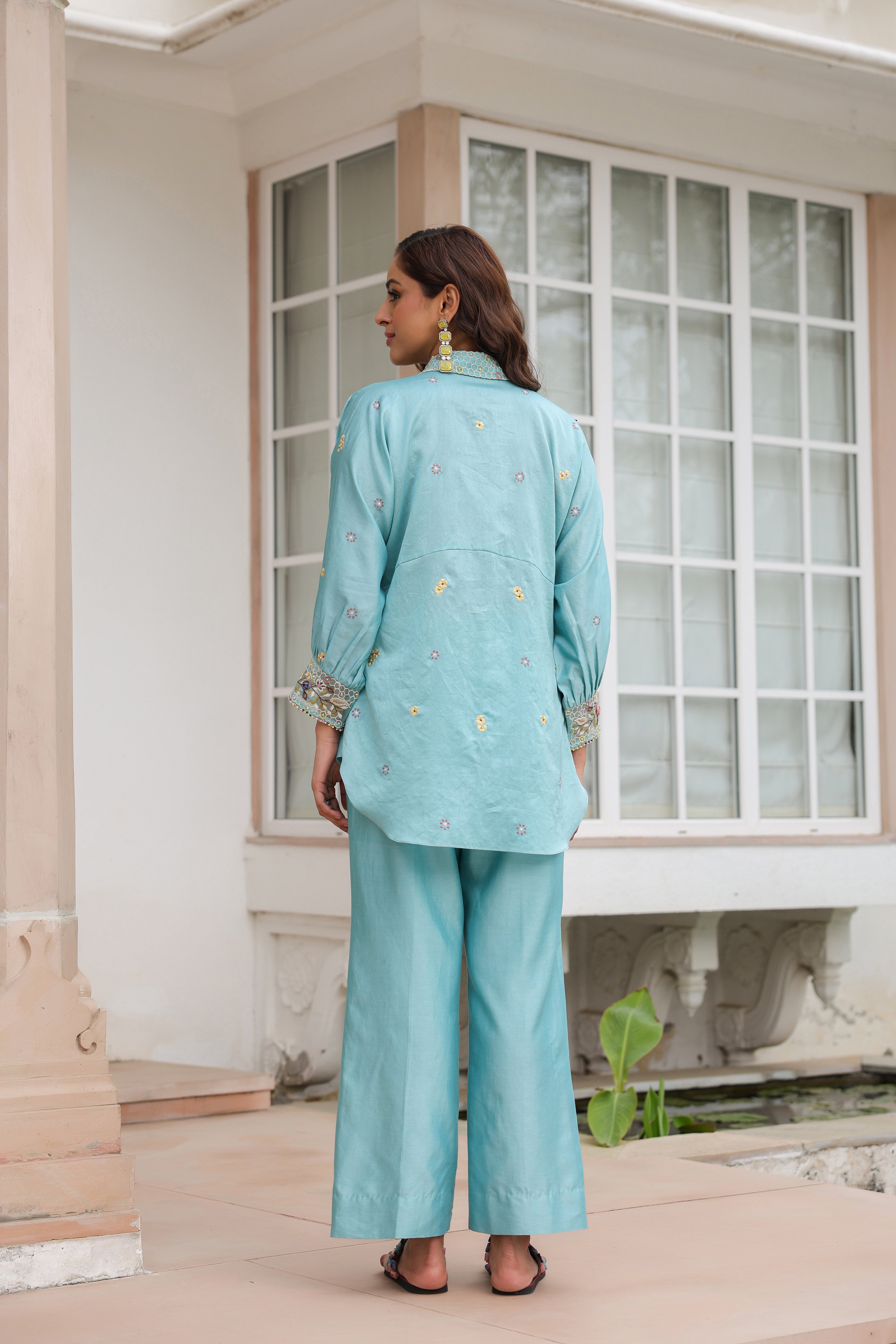 Gulzar Collar Co-ord Set