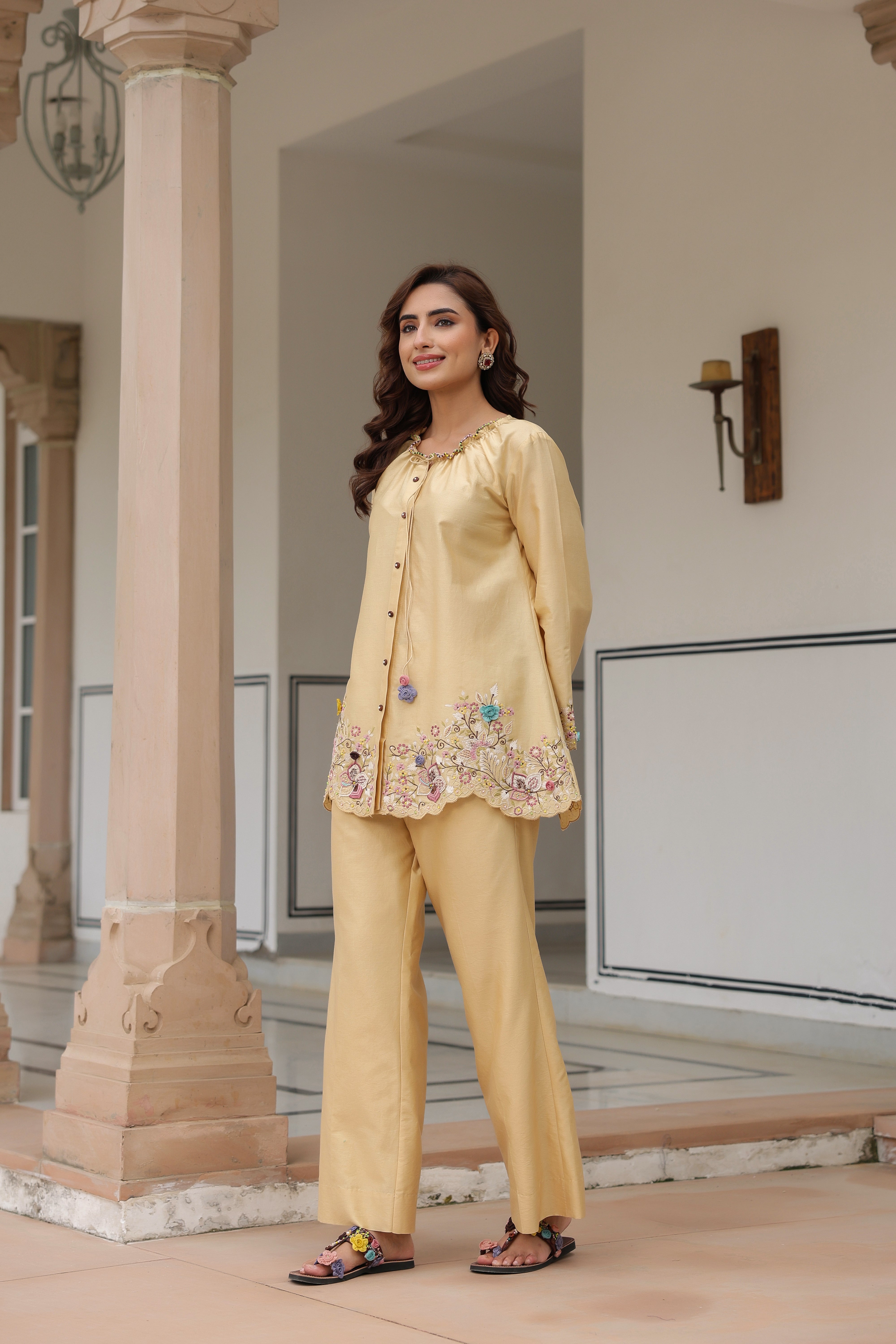 Gulzar Scallop Co-ord Set