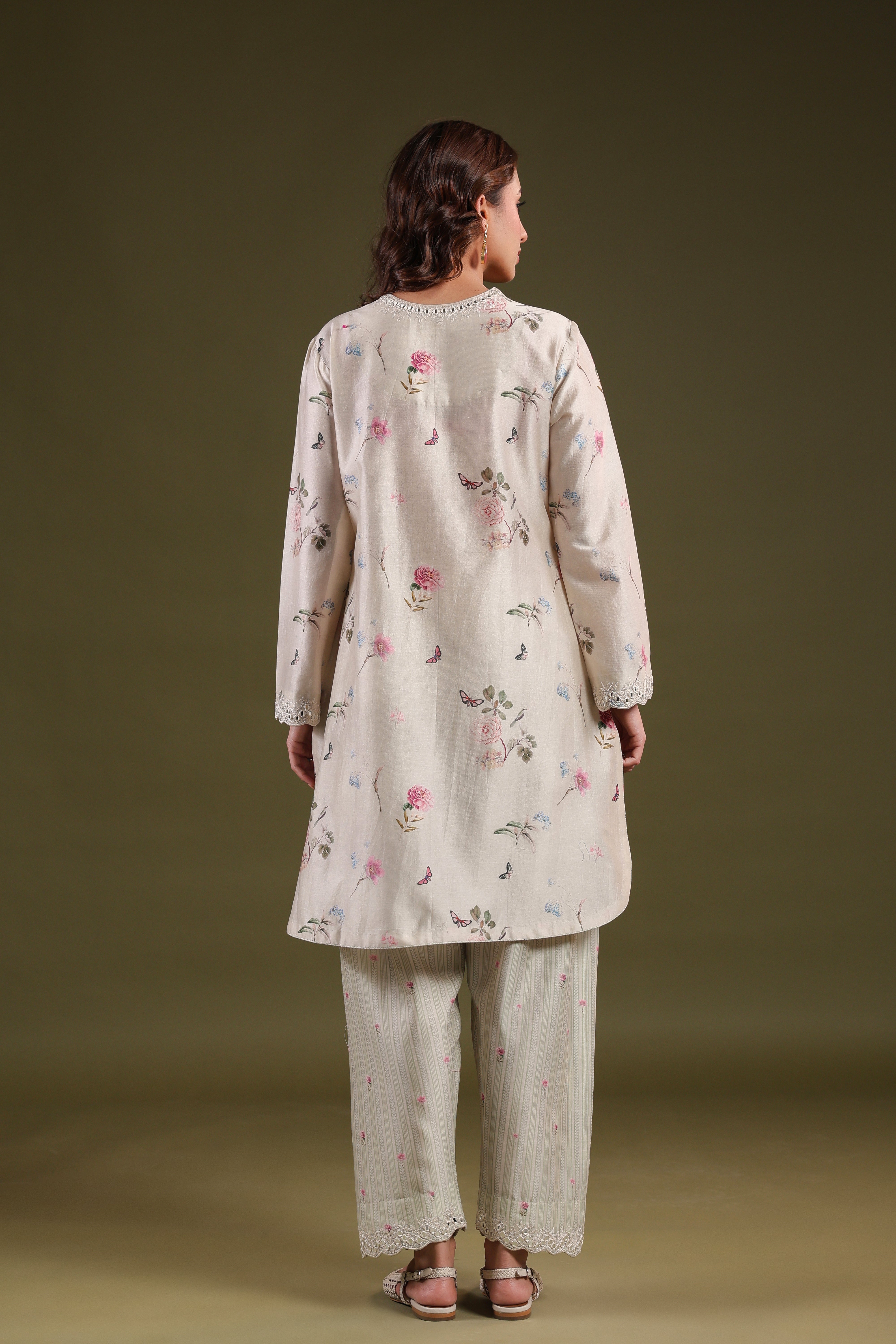 Noor Zipper Kurti Set