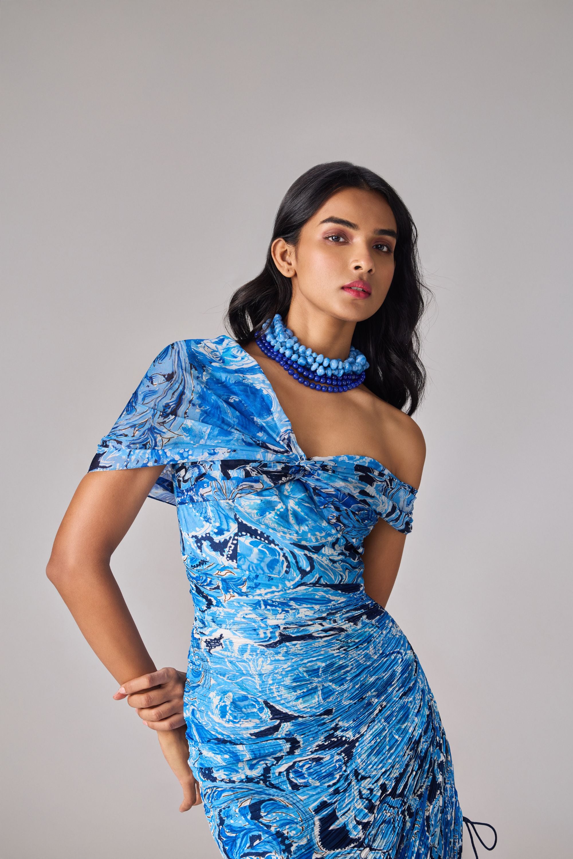 Ocean Flowers Leena Dress