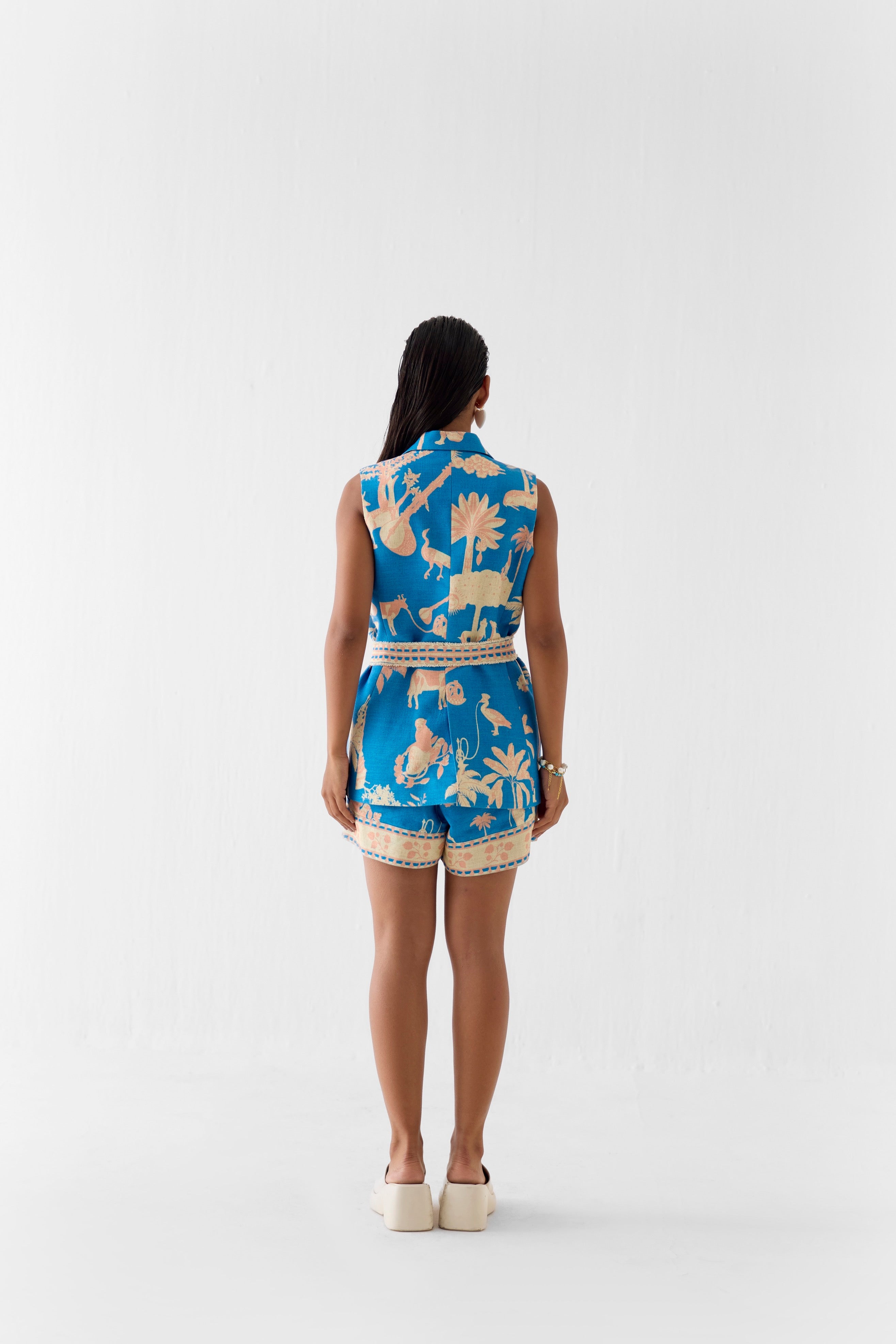 JAIPUR BLAZER AND SHORTS