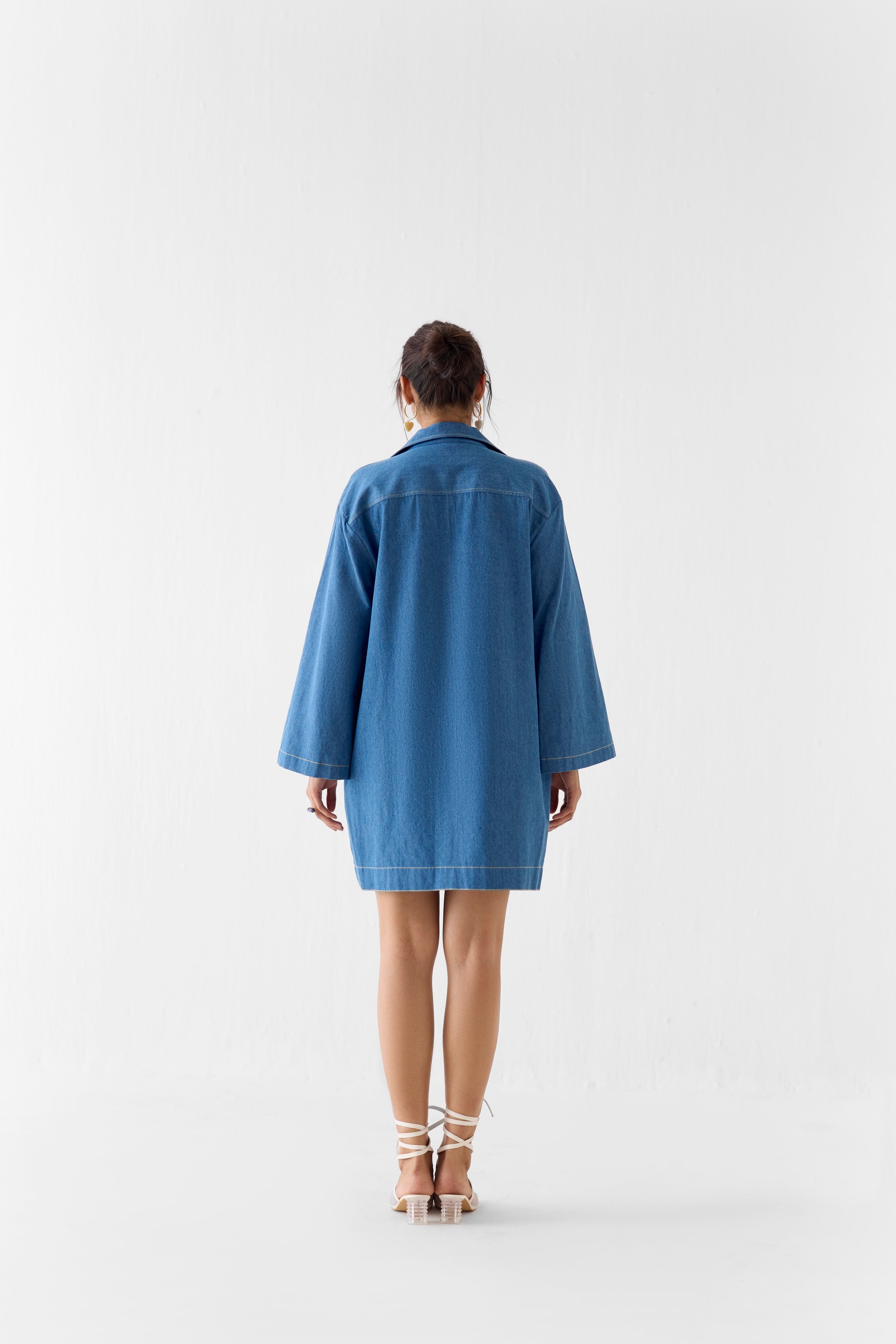 INDIGO SHORT DRESS