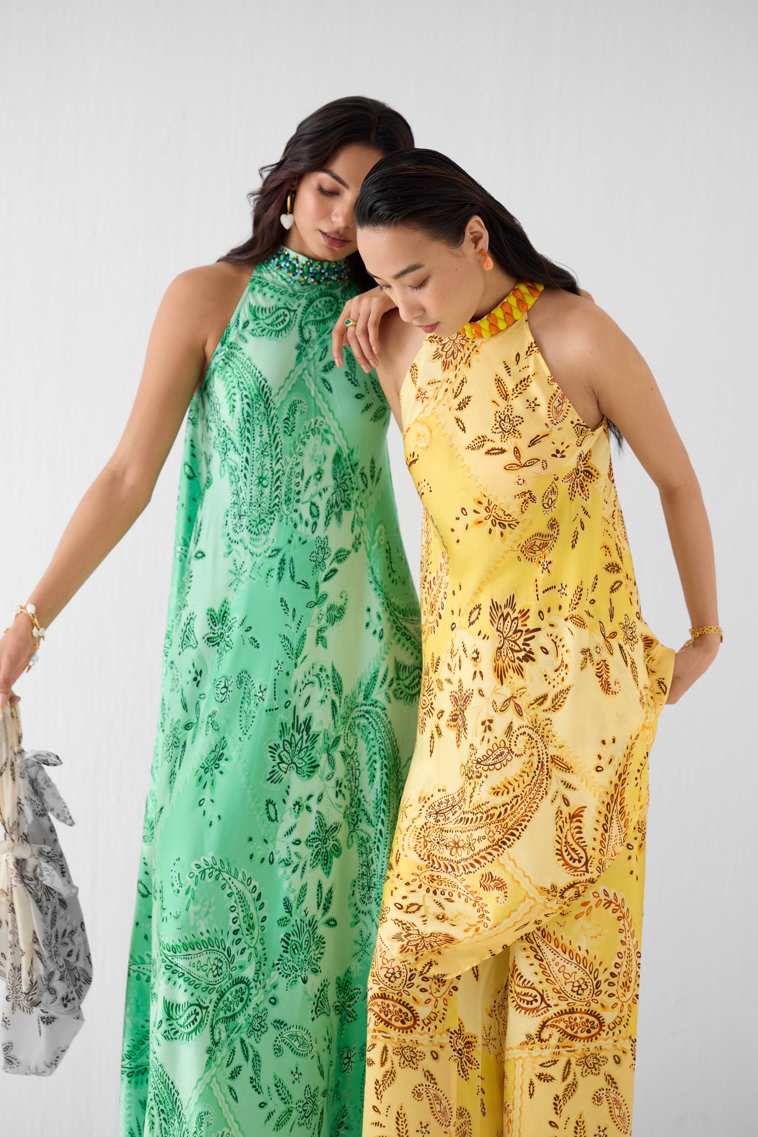 BUTA HALTER DRESS