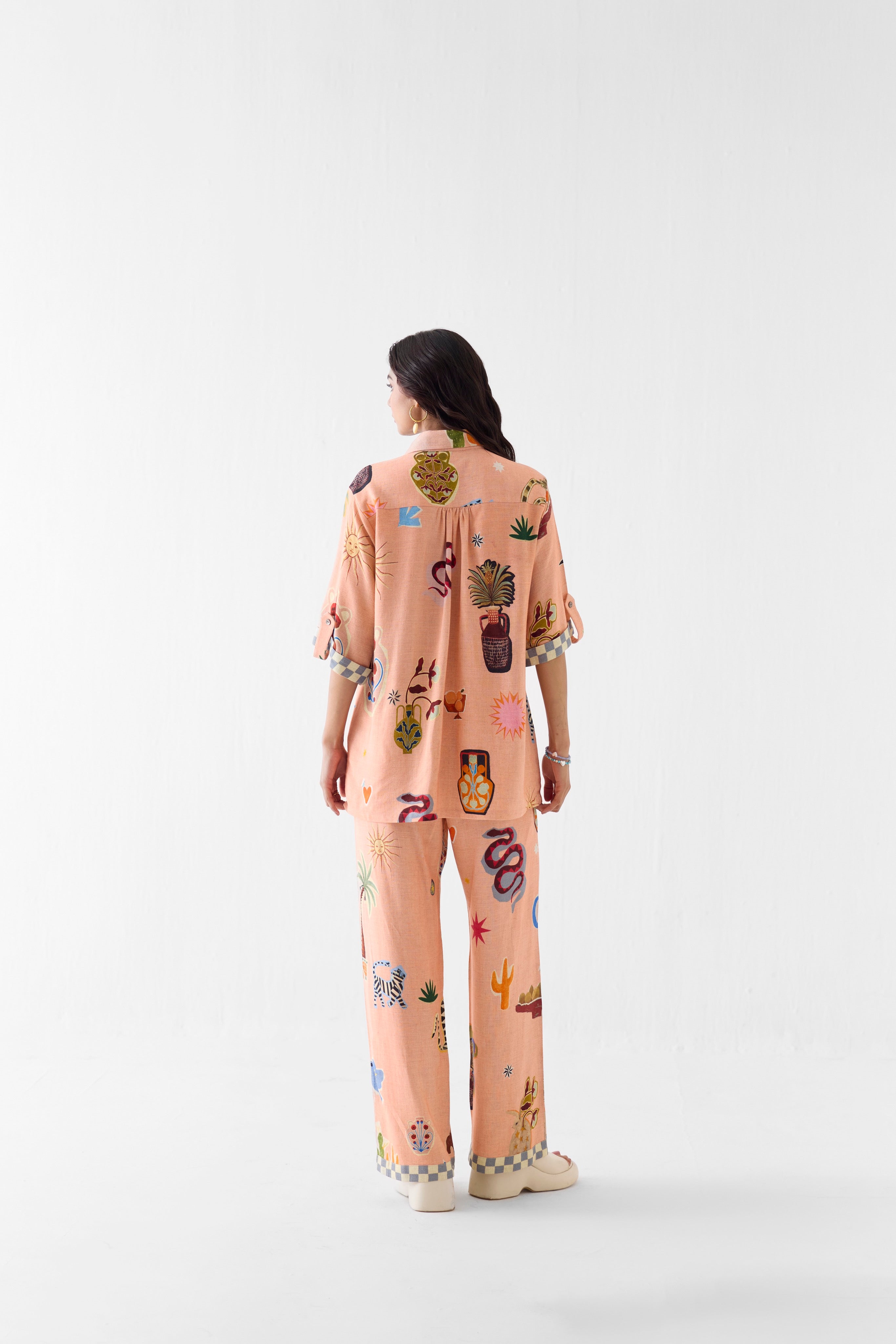 POTTERY SHIRT AND TROUSES CO-ORD