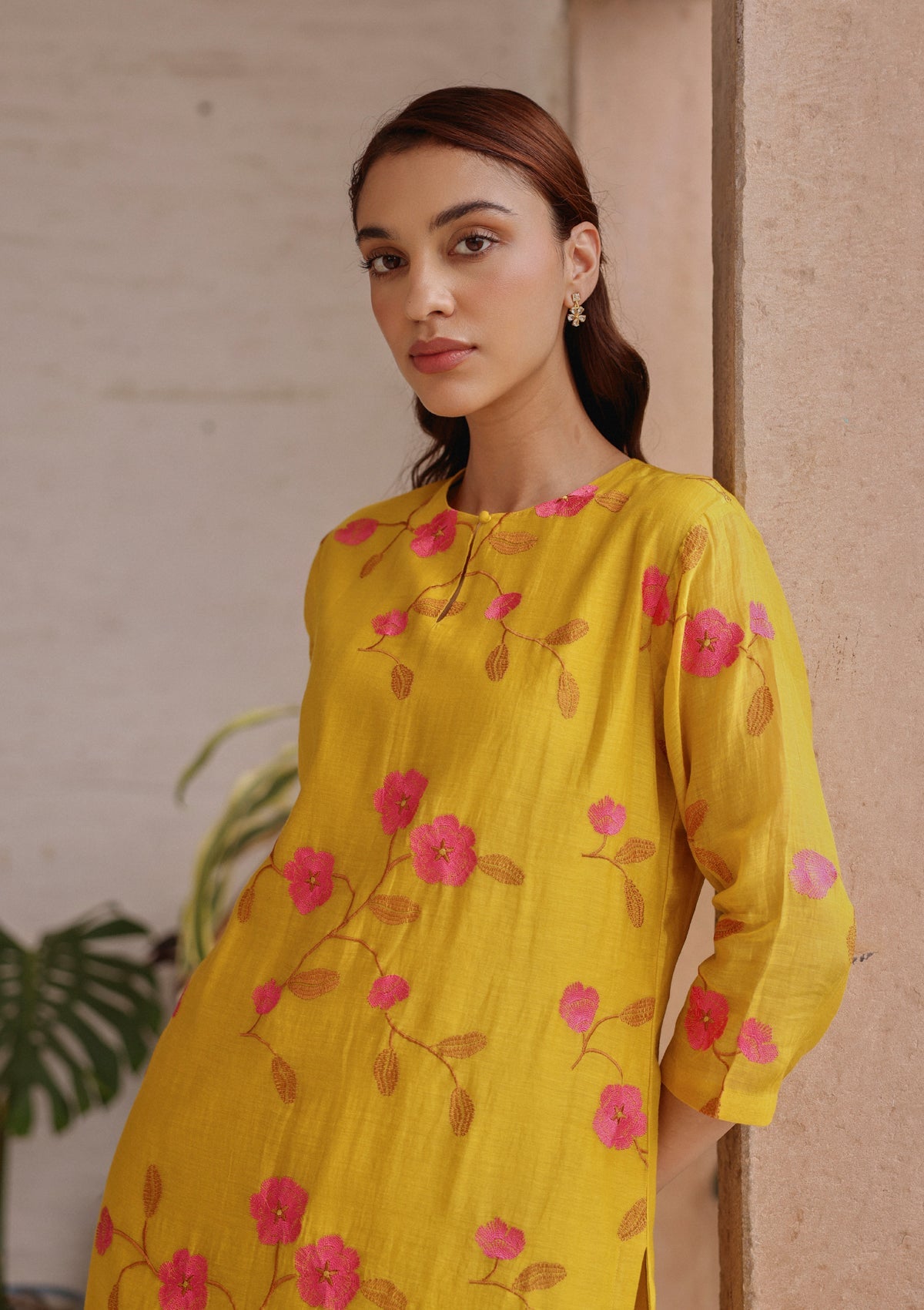 Canary Bloom Kurta Set