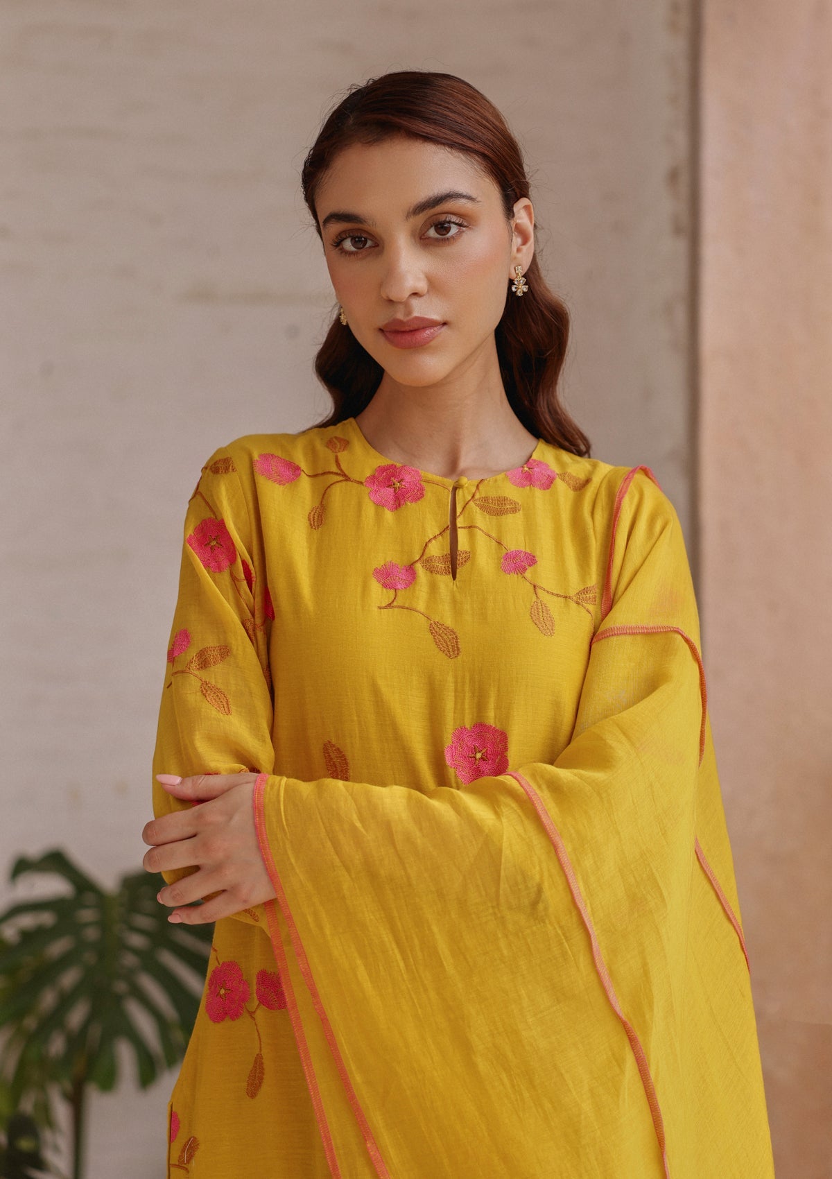 Canary Bloom Kurta Set