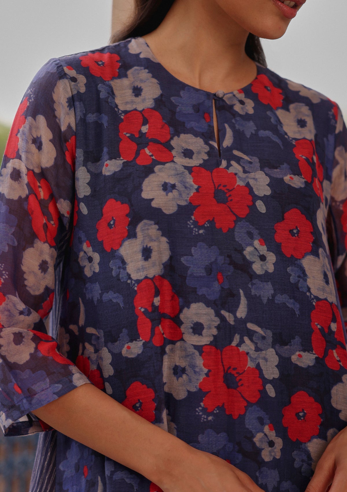 Indigo Bloom Co-ord Set