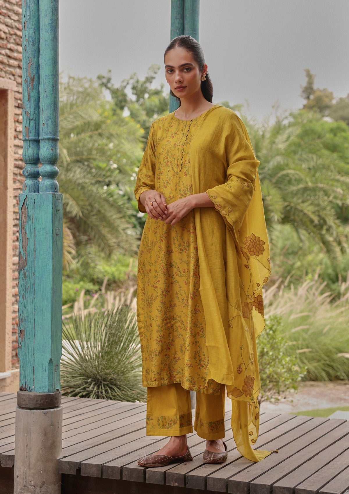 Tuscany Floral Kurta Set