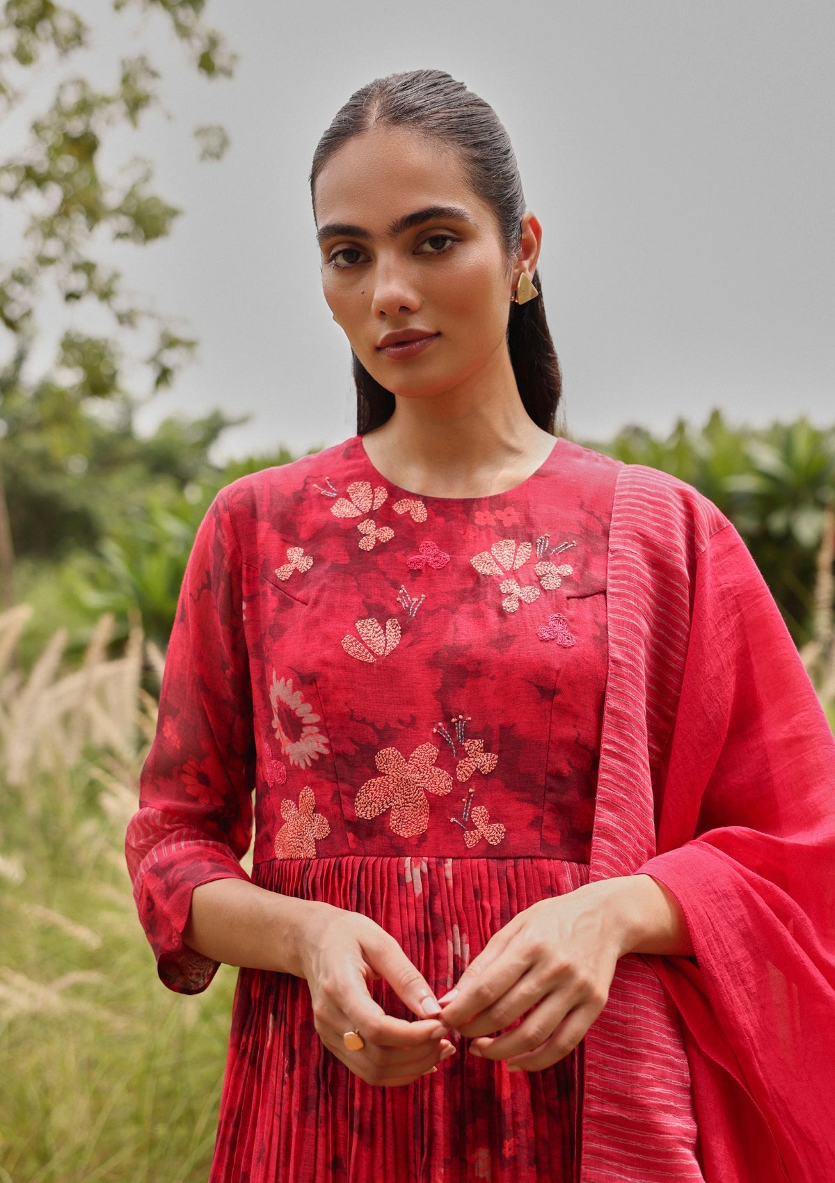 Rosewood Bloom Anarkali