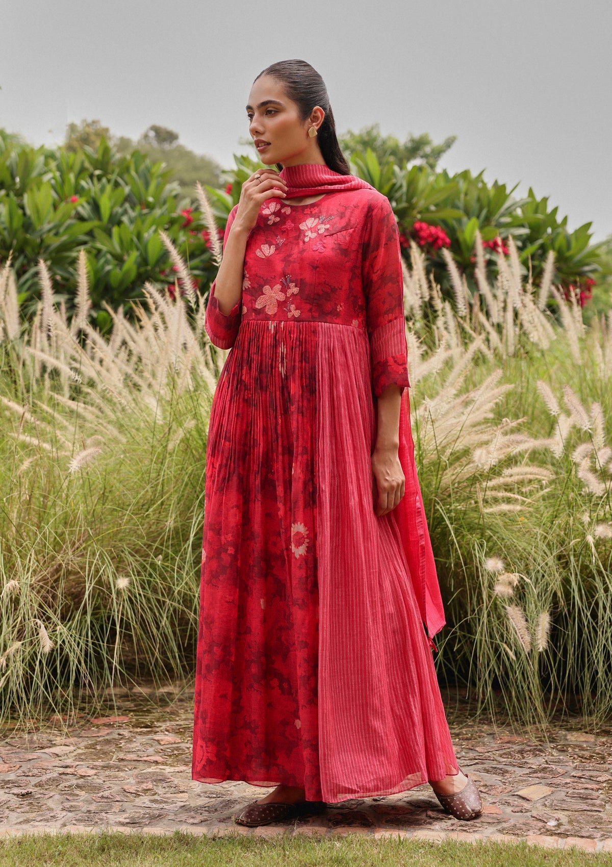 Rosewood Bloom Anarkali