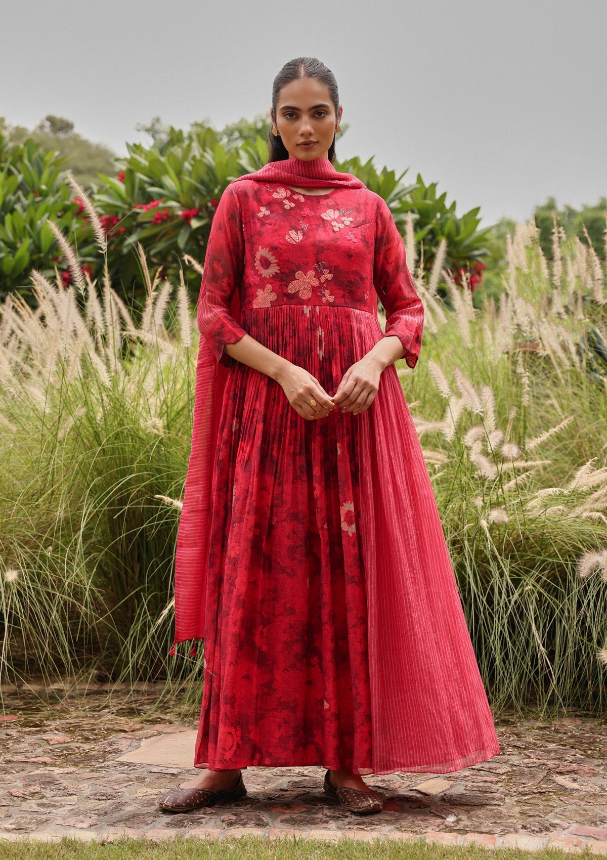 Rosewood Bloom Anarkali