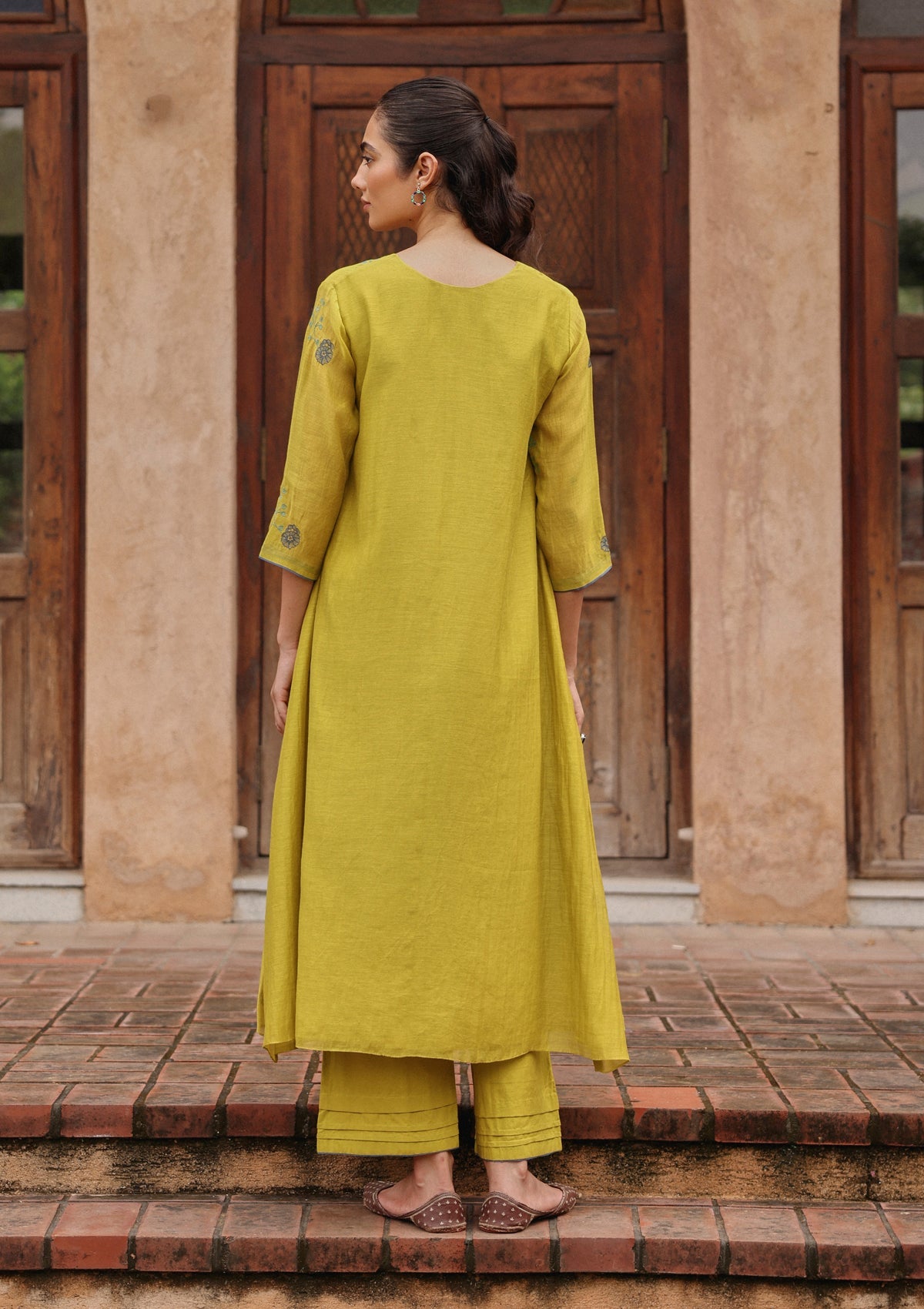 Citrine Applique Bloom Co-ord set