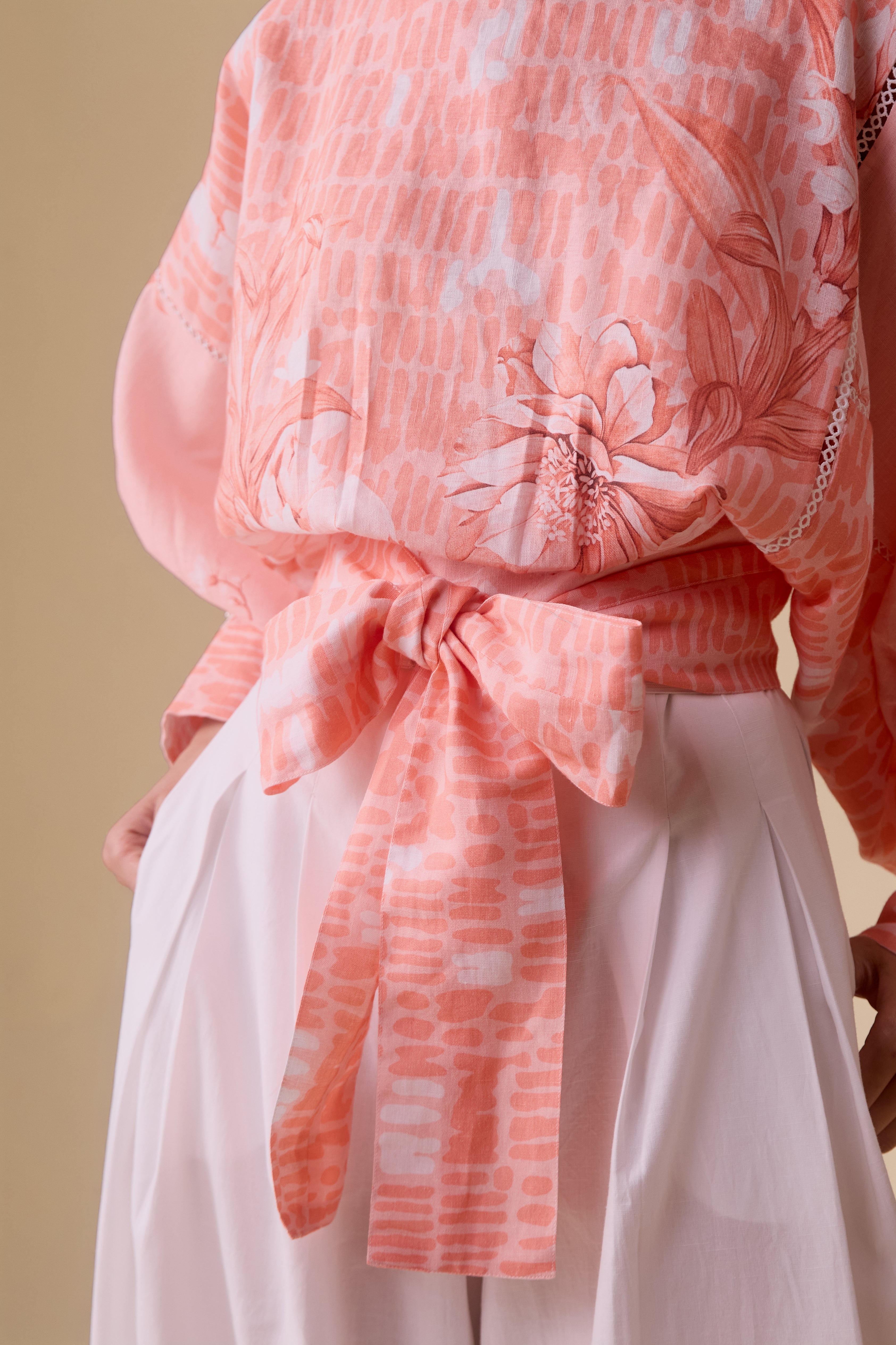 Maria Pink Printed top