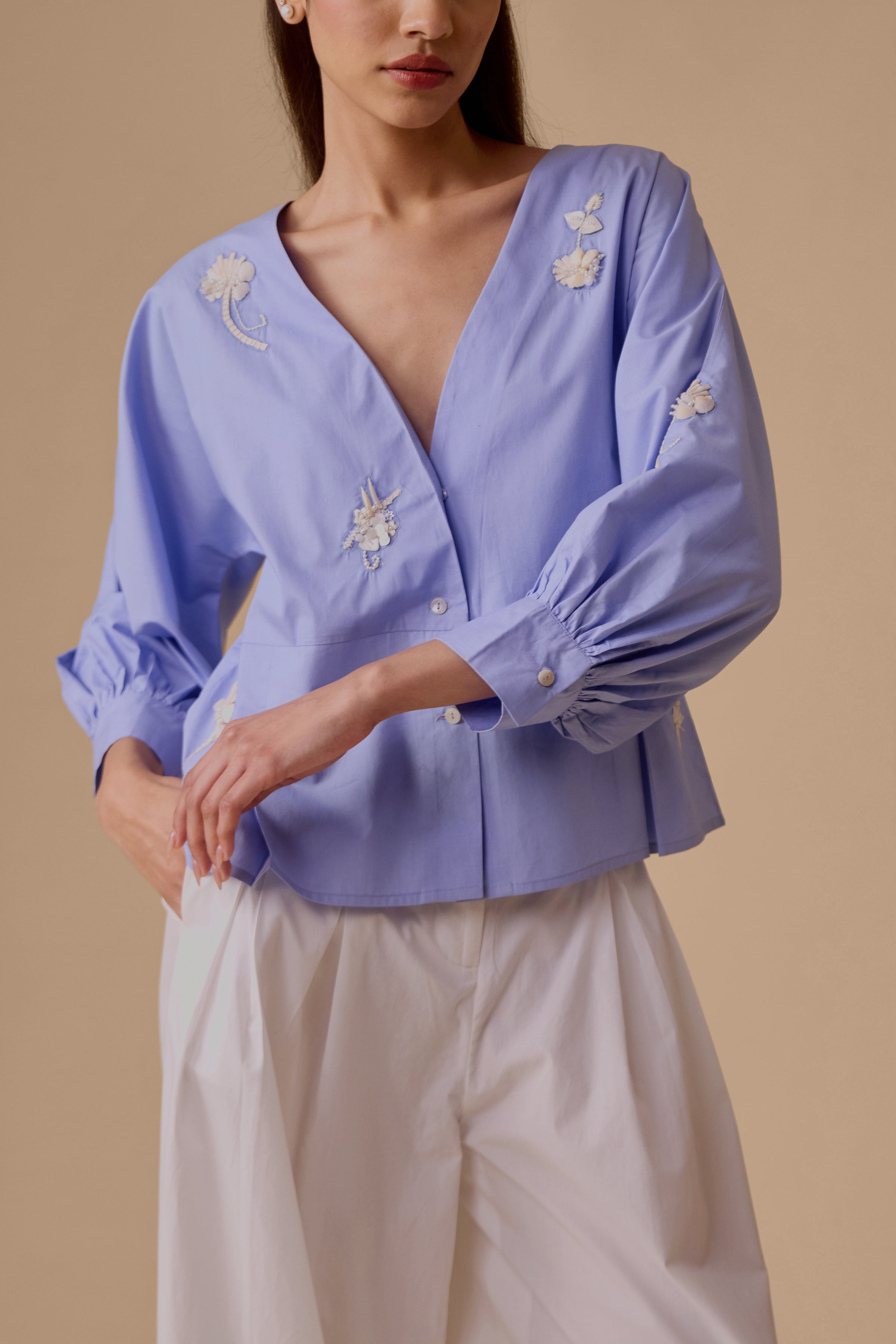 Sienna Top Blue summer top