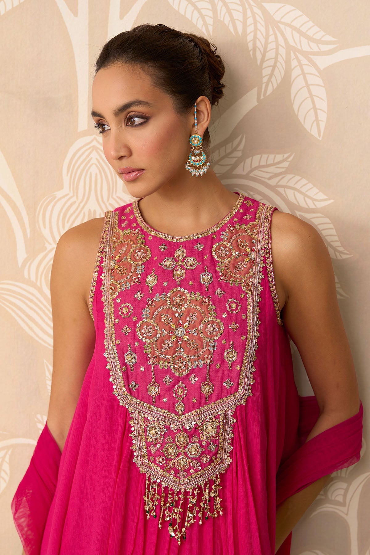 Saaz Kurti Skirt Set