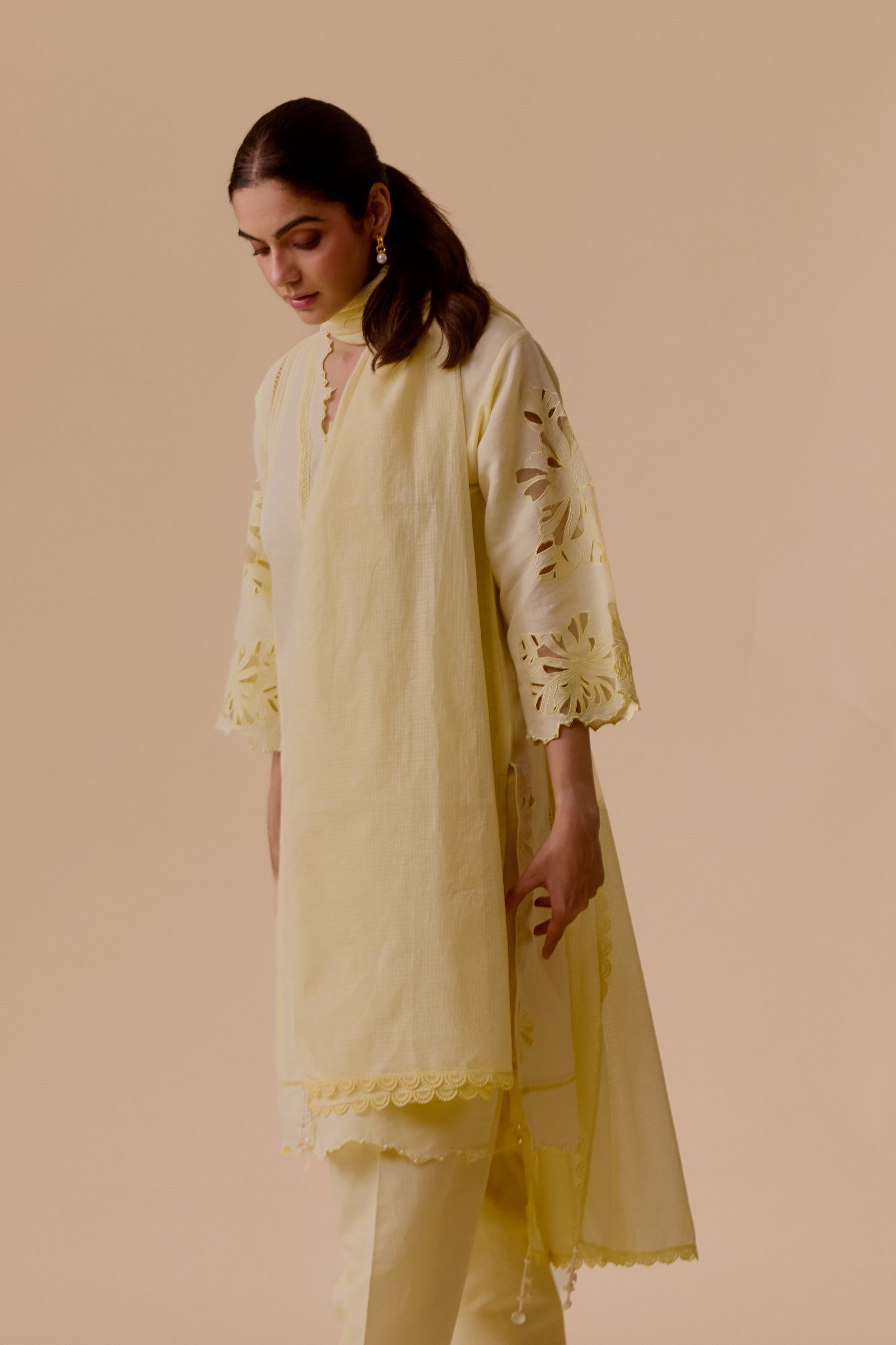 Sahiba Yellow summer kurta set