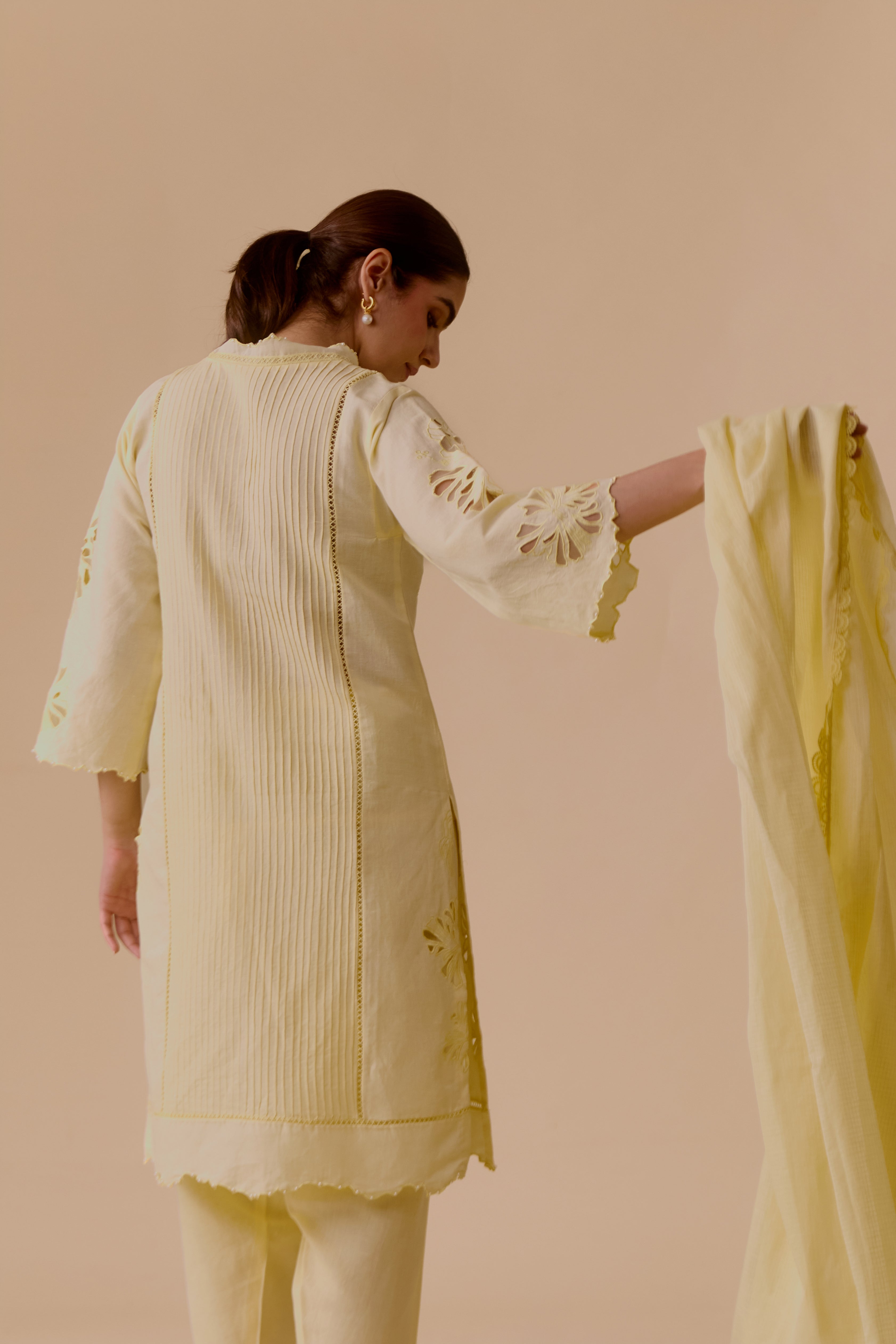 Sahiba Yellow summer kurta set