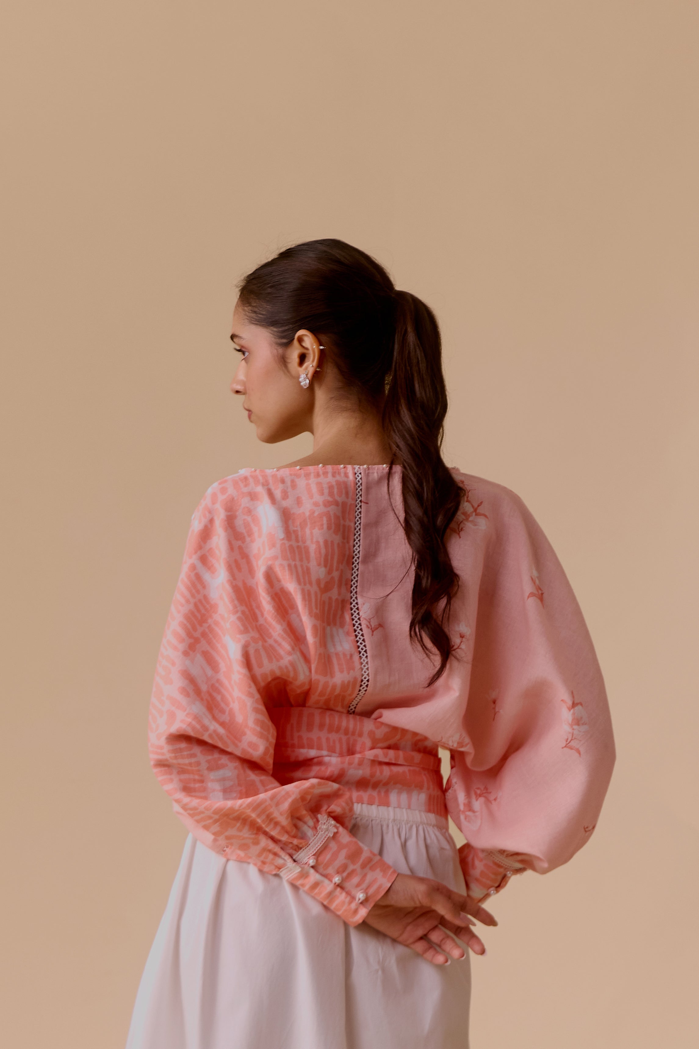 Maria Pink Printed top