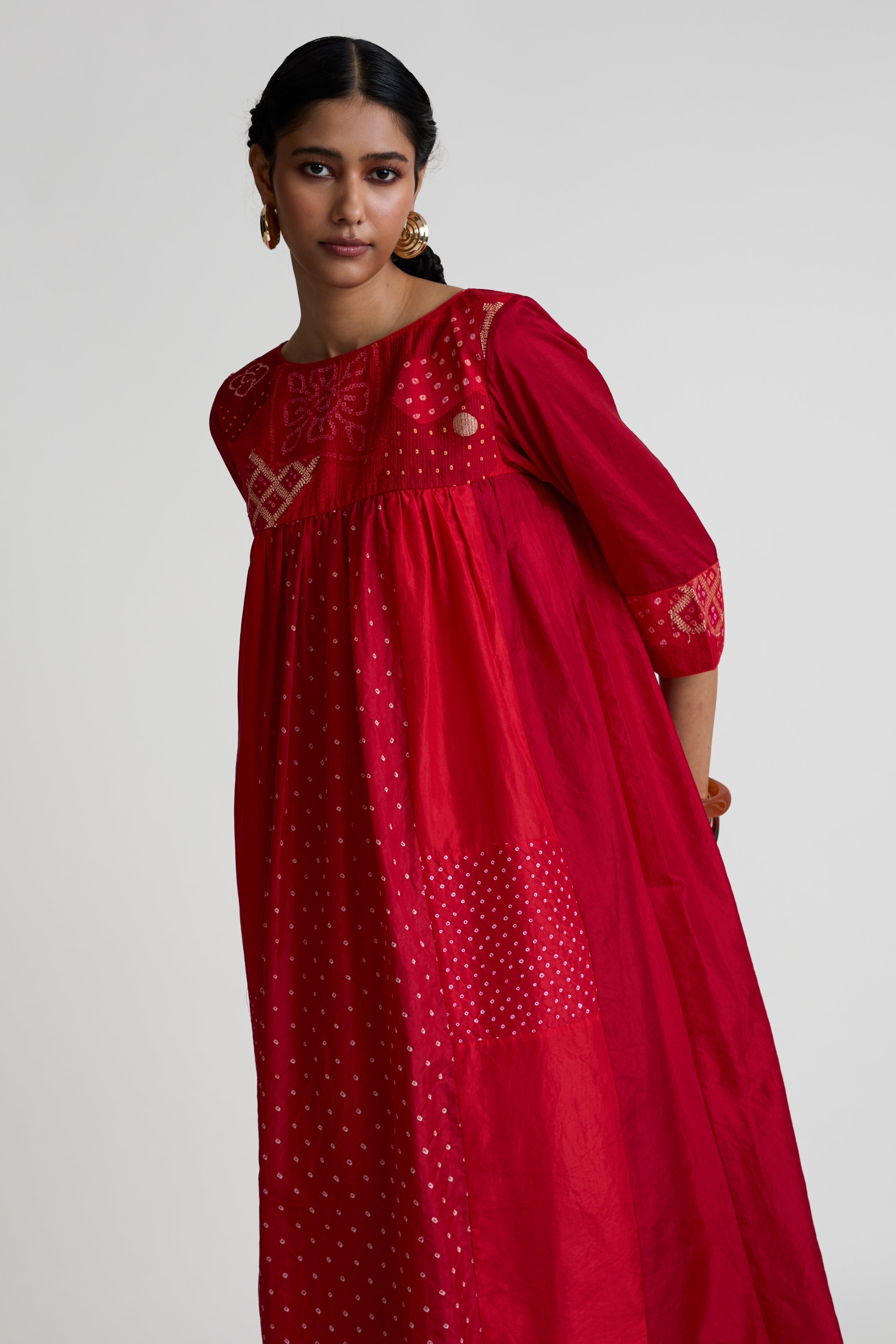 Boro Dress - Red